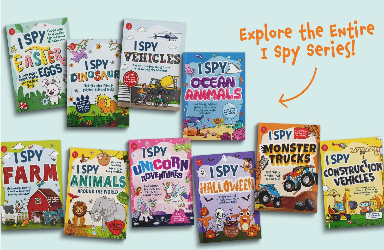 I Spy Garbage Trucks: Spot Trash Trucks Cleaning Up the Town! A Cute Search…