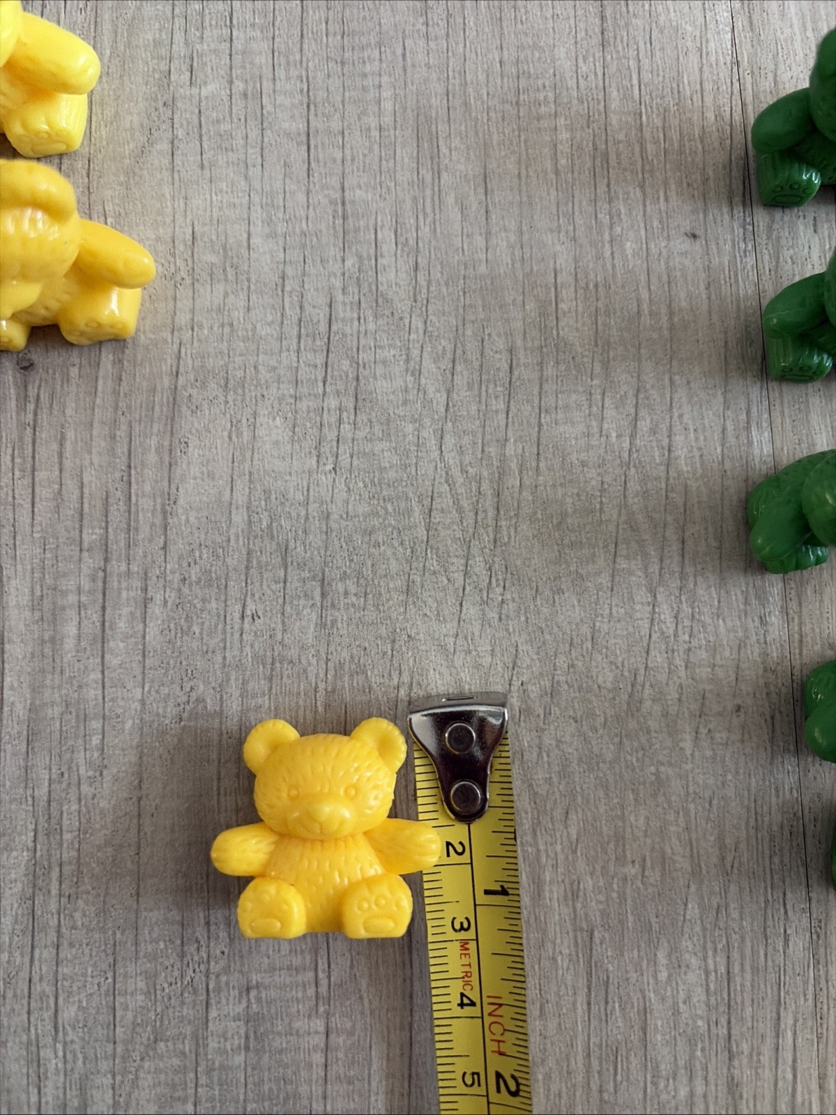 Plastic Multi Color 1 Inch Teddy Bear Counters 77 Count