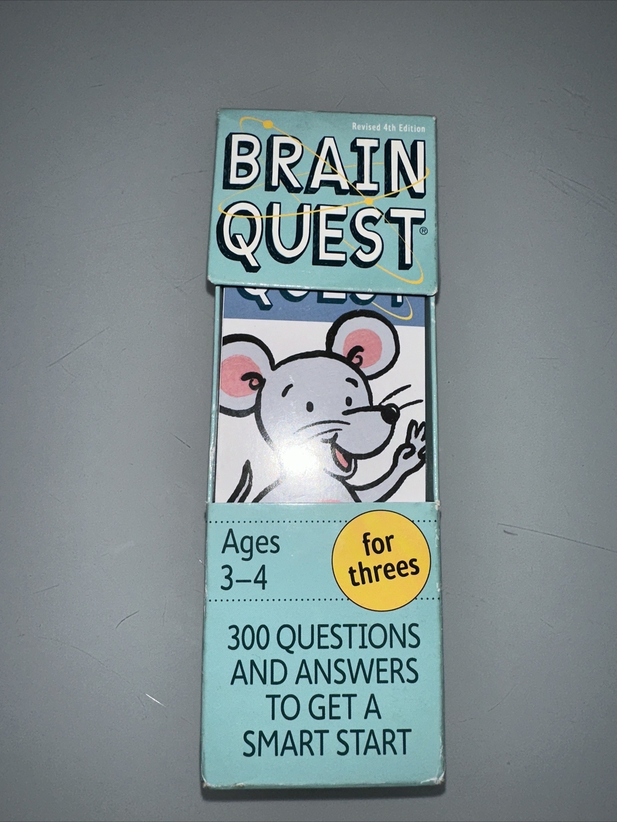 Brain Quest for Threes, Revised 4th Edition: 300 Questions – Ages 3-4
