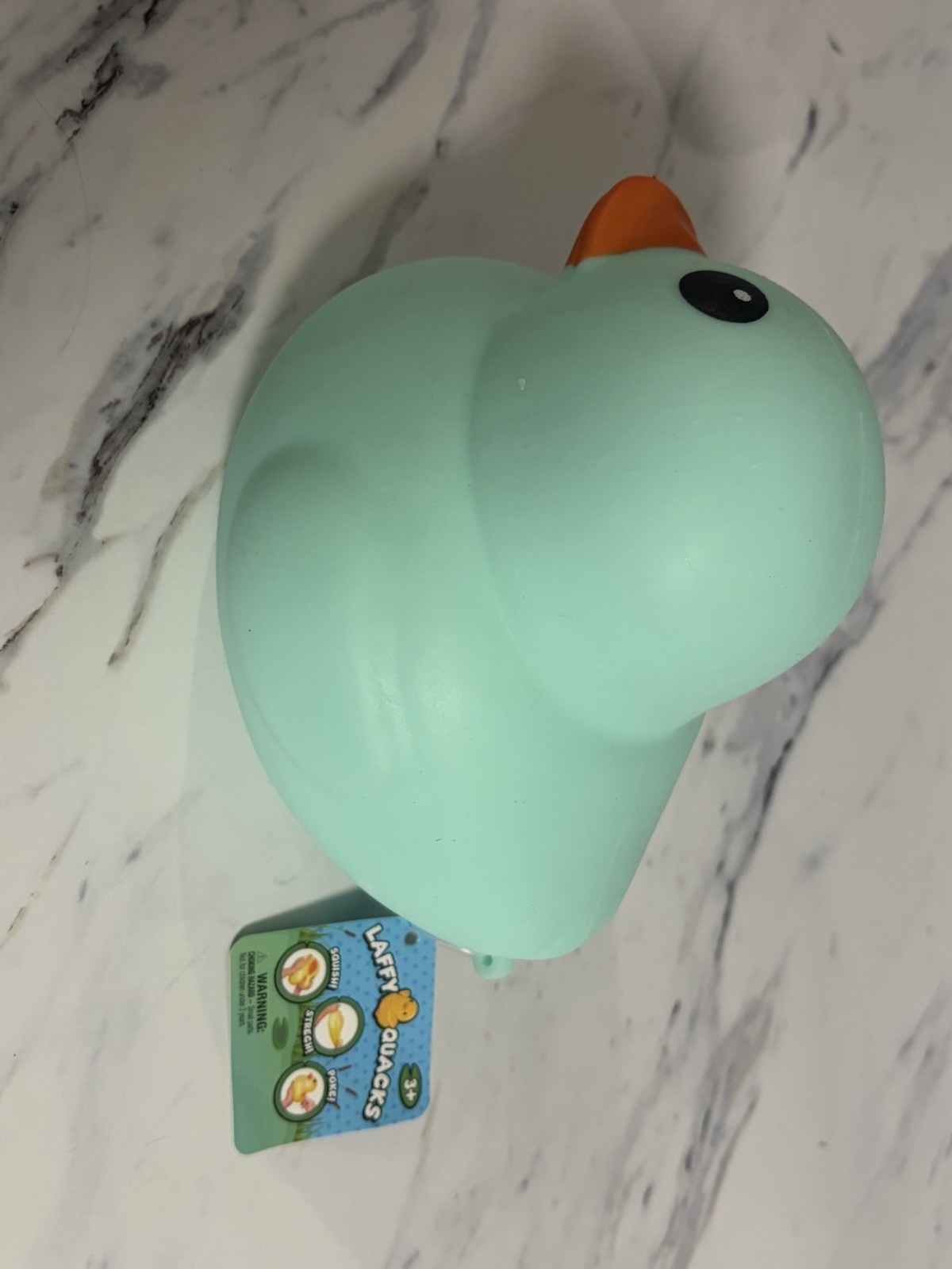 Laffy Quack Squishy Teal Duck Stress Jumbo Squeeze Fidget Sensory Toy New