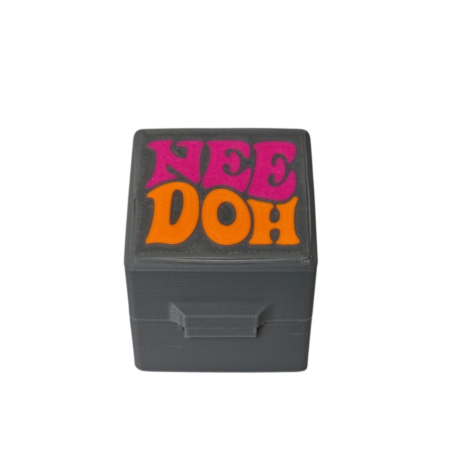 NeeDoh Nice Cube Gray Small Size Case