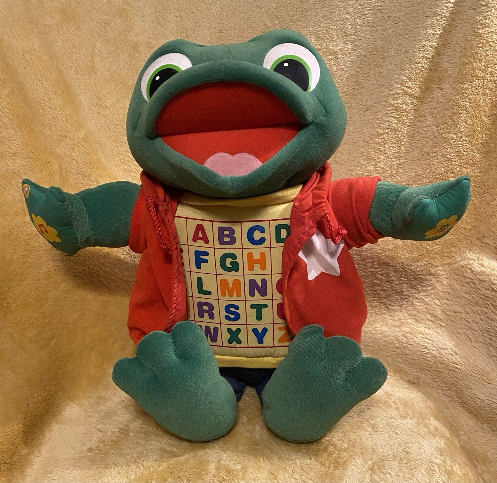 18” LeapFrog Read & Sing LITTLE LEAP Interactive Educational Plush Toy 2001-2003