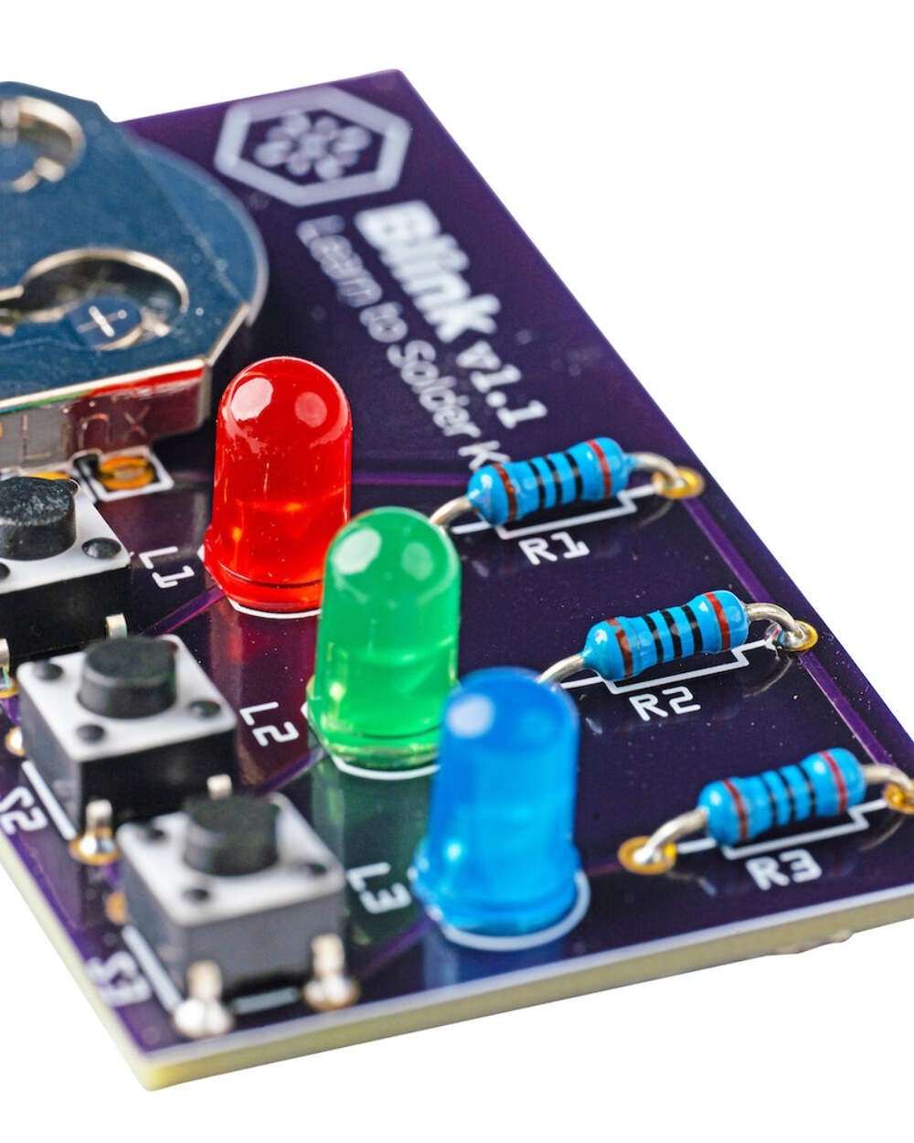 Learn To Solder Kits Blink Soldering Practice Kit [LSK-BLINK-INDV]