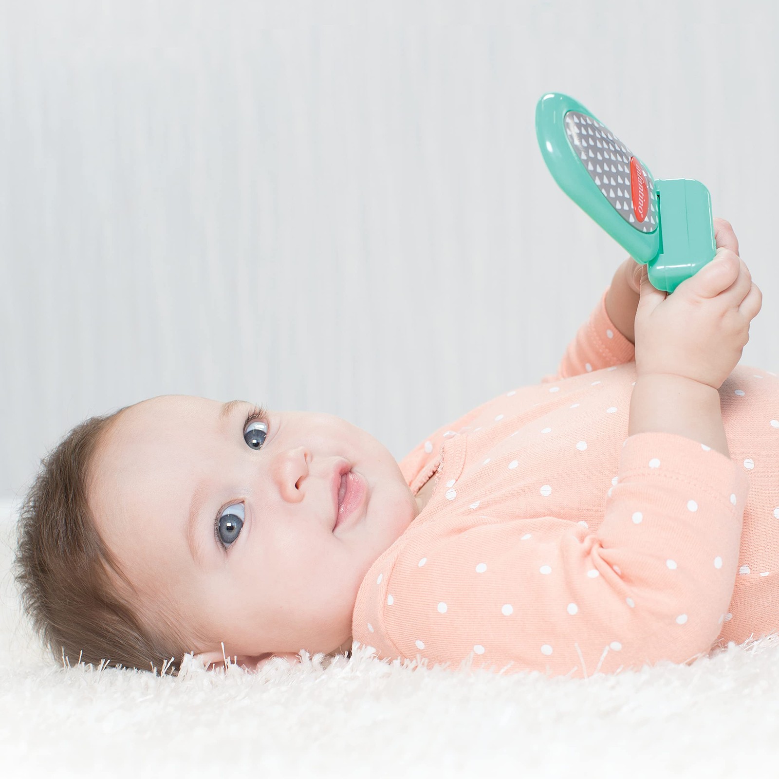 Flip and Peek Fun Phone: Bilingual with 3 English & 3 Teal 1 Count (Pack of 1)