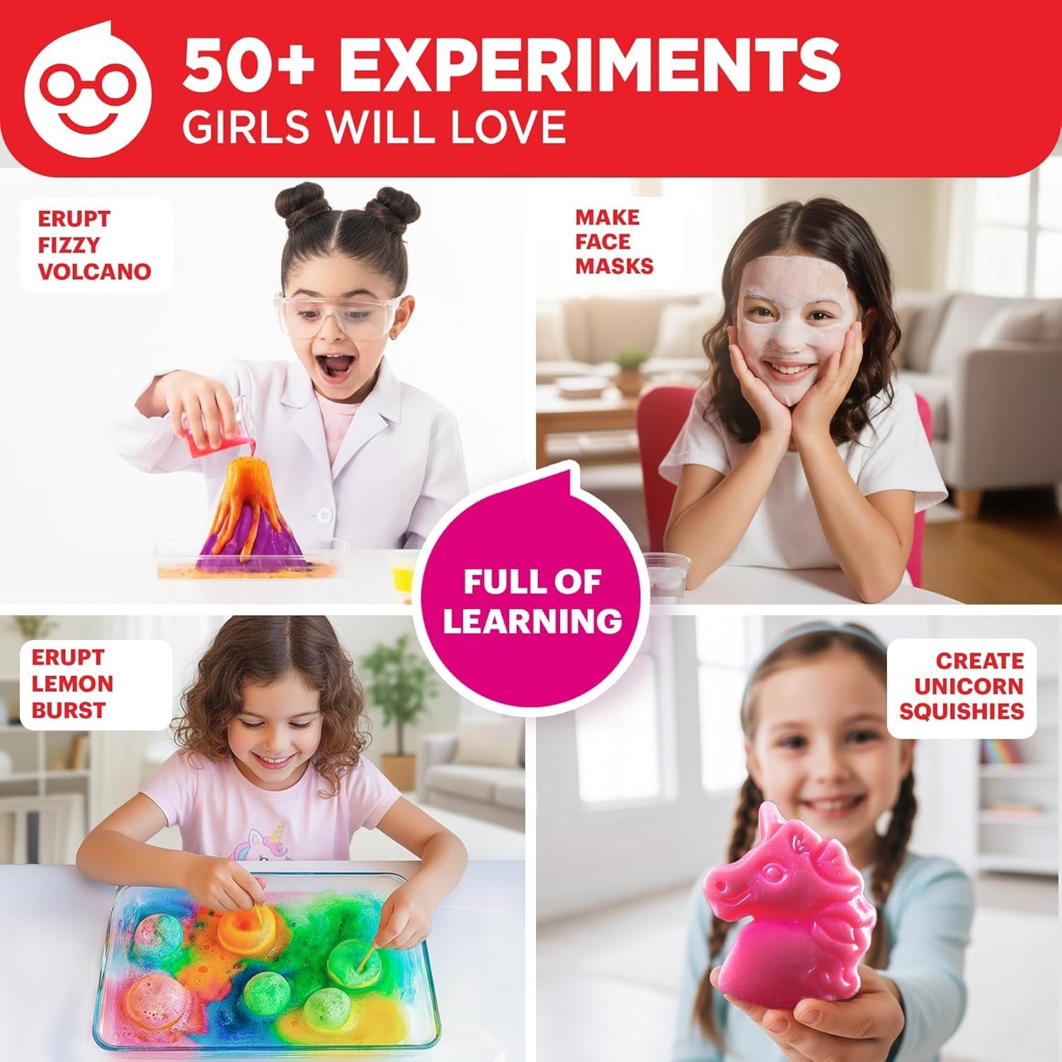 Girls’ First Science Kit for Kids Ages 4-5-6-7-8 | Easter, Birthday Gift Idea…