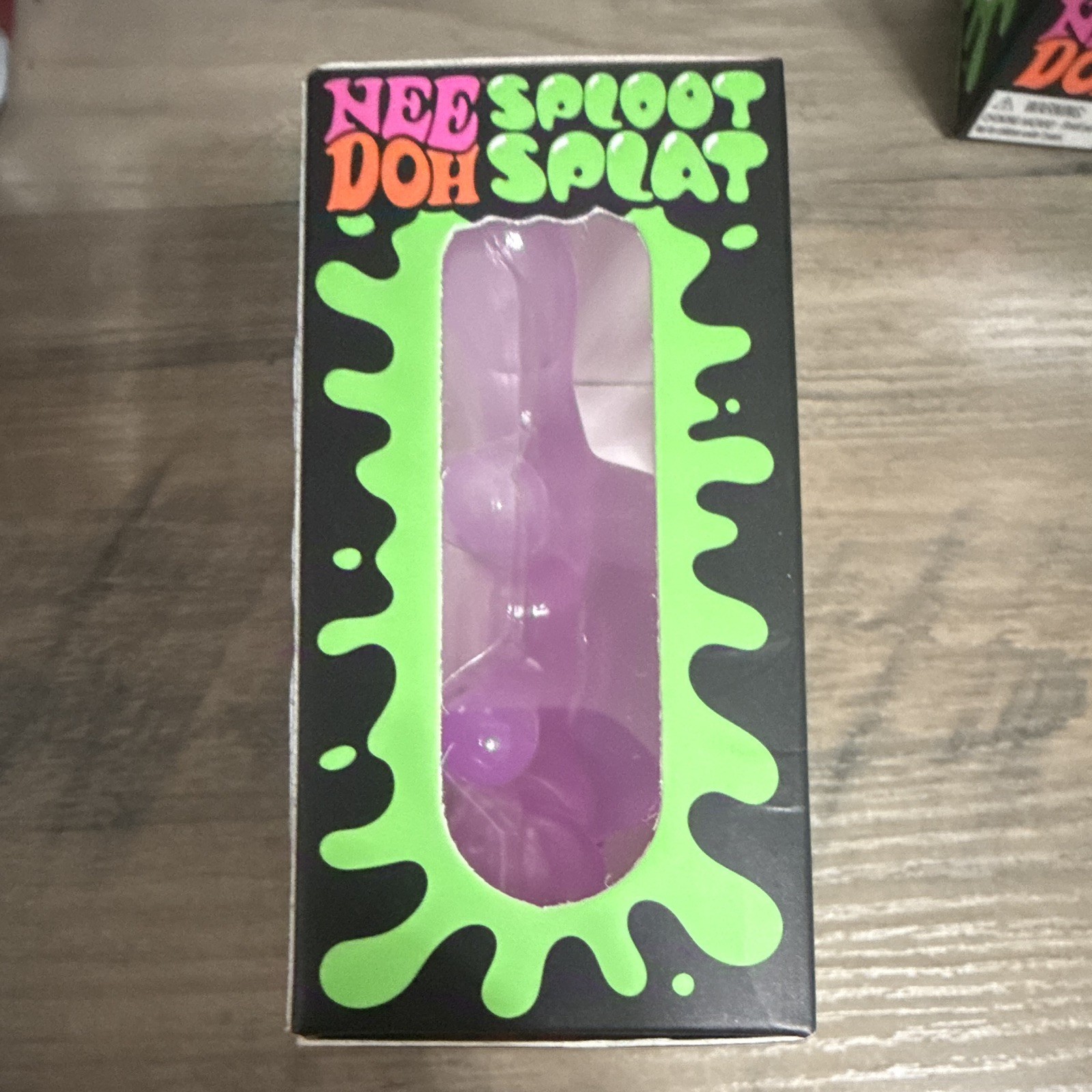 Nee Doh Sploot Splat Tactile Squish Squeeze Toy, Purple, Ages 3-7