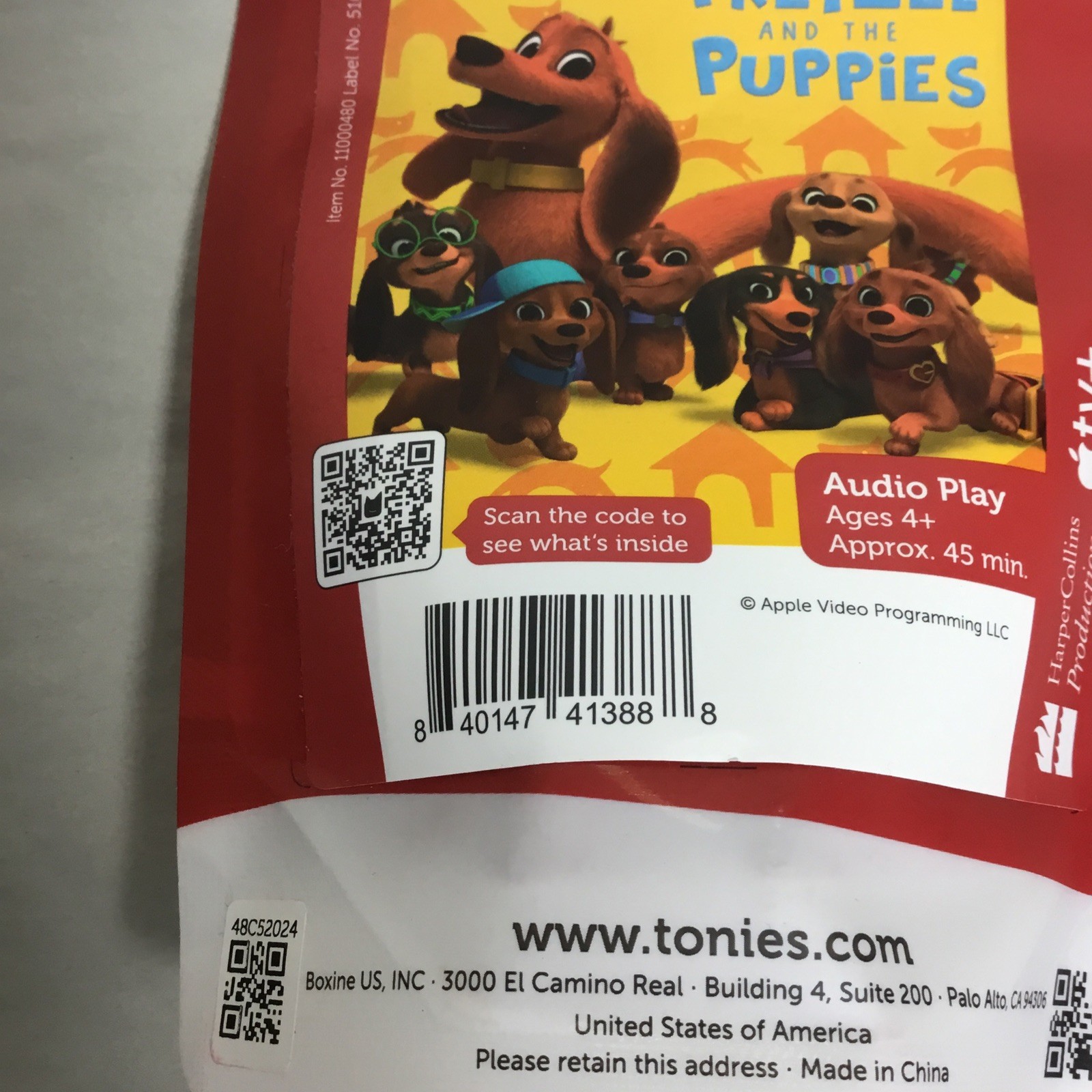 Tonies Character Figure Lot Pretzel and the Puppies- Free S&H