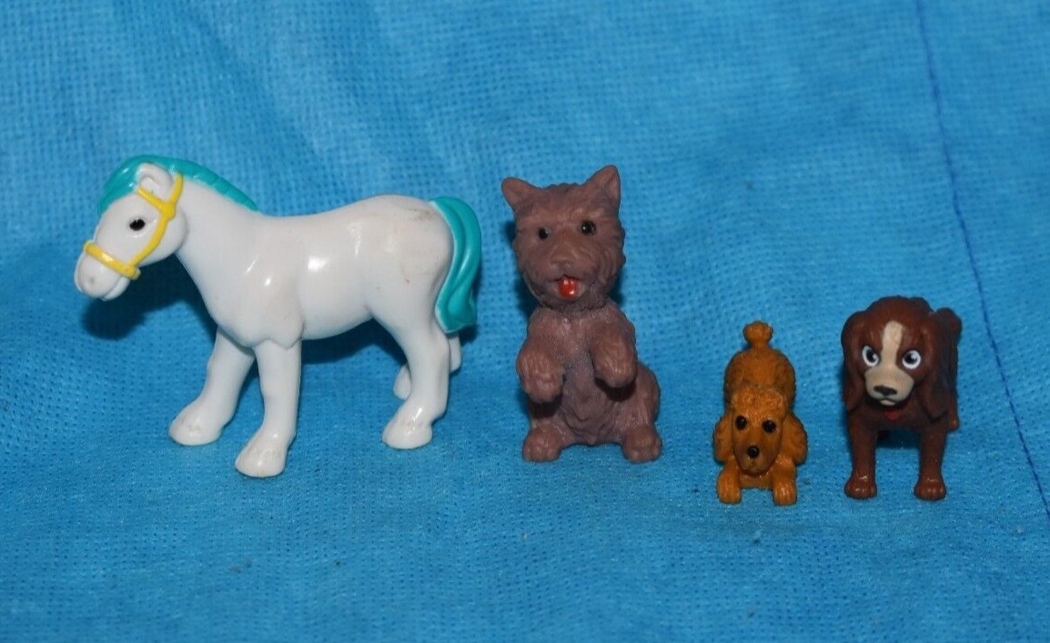 Lot of Toy Animals Figures Seaworld Case Orca Whale Dolphin Horse Reindeer Dog +