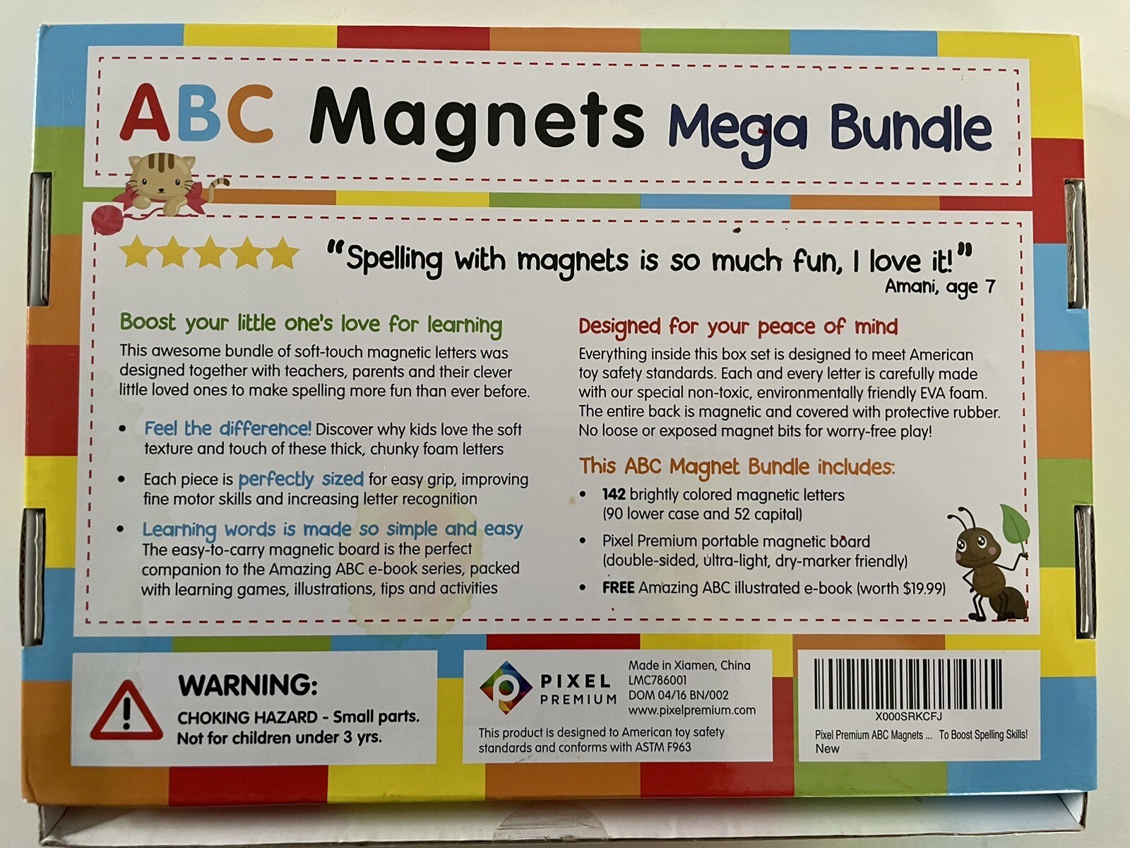 65 Pieces Magnetic Alphabet Letters And Board By Pixel Premium