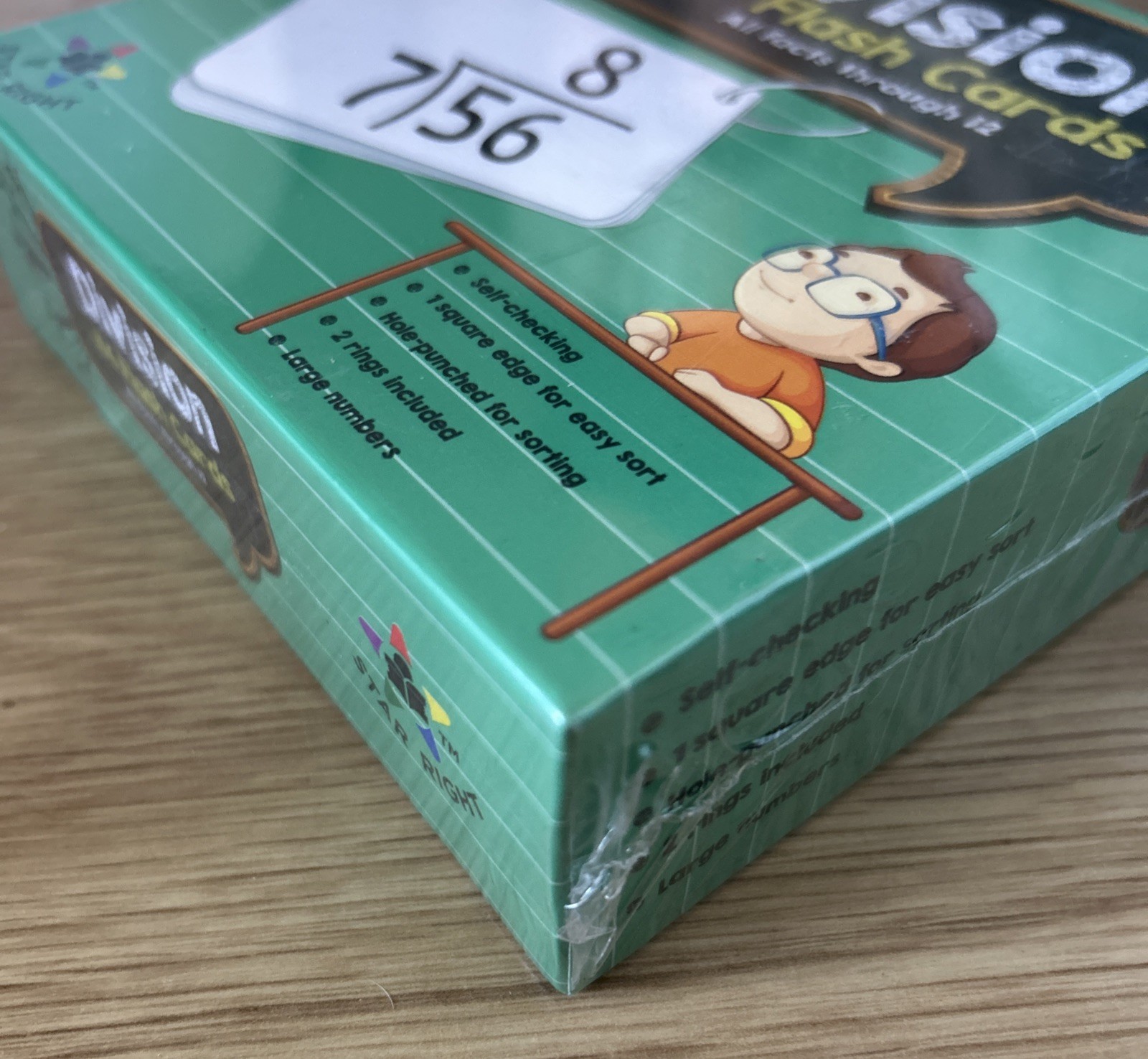 **NEW SEALED** Star Right DIVISION 156 Flash Cards All Facts Through 12, Age 9+