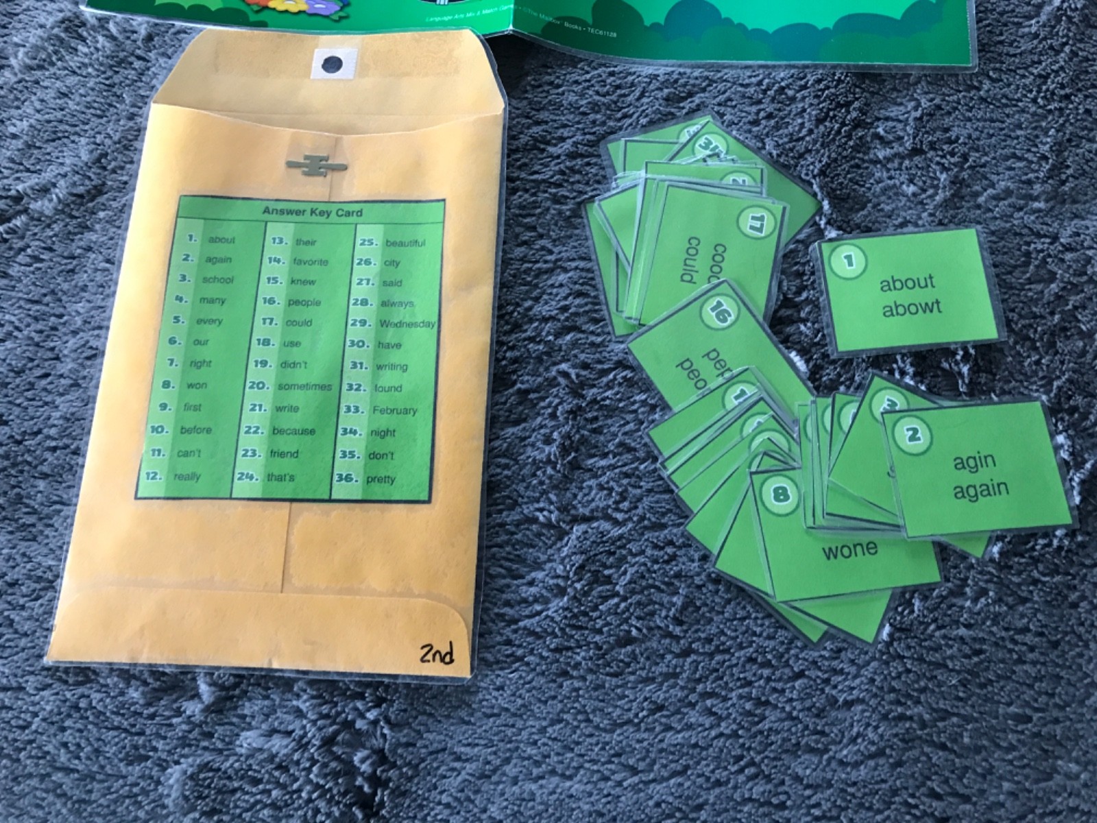 Ready for a Change! Sight words spell lang arts teacher game resources 2nd grade