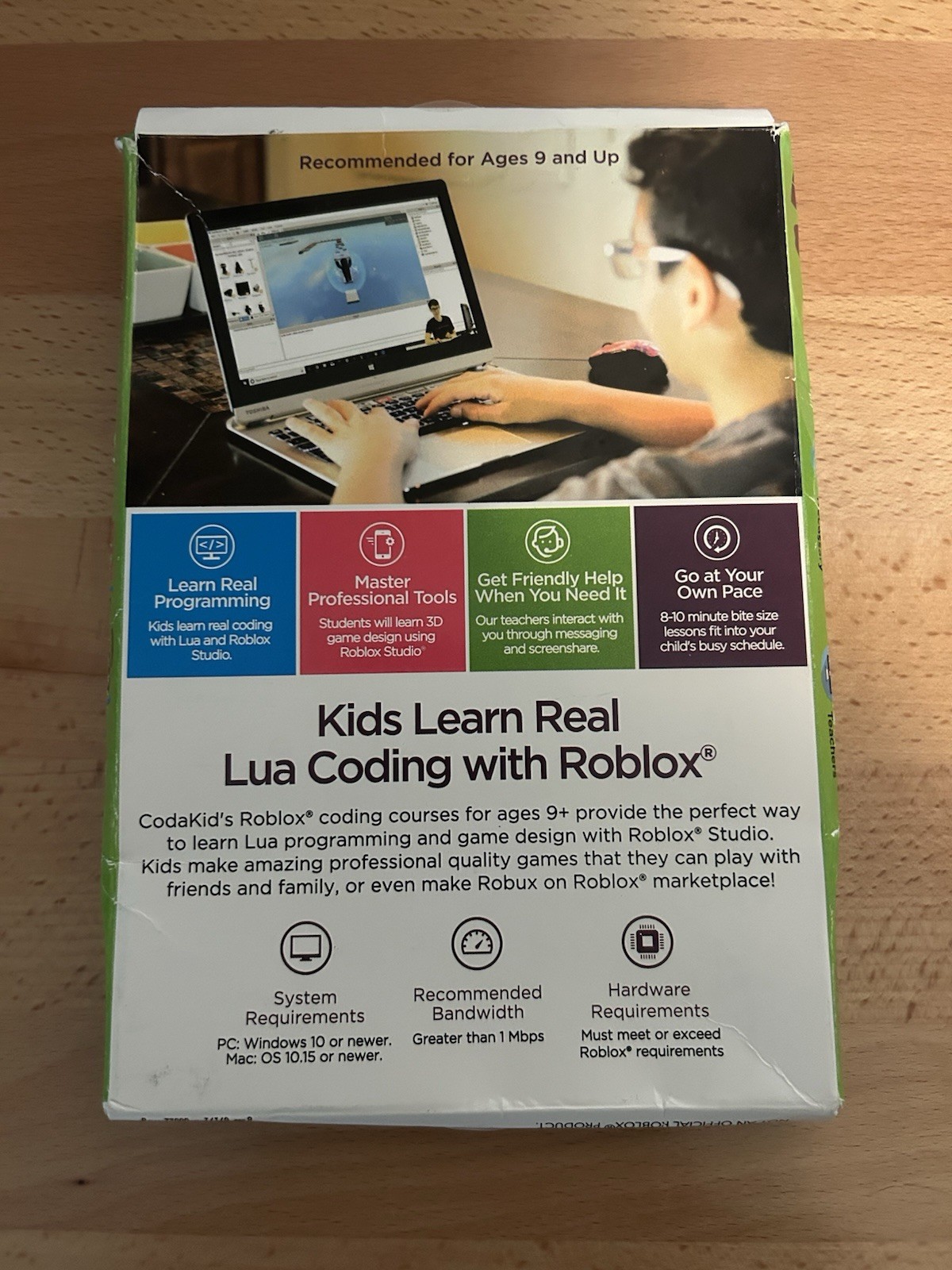 CodaKid 3D Game Programming w/ Roblox – Kids Learn Coding in Lua, Ages 9+