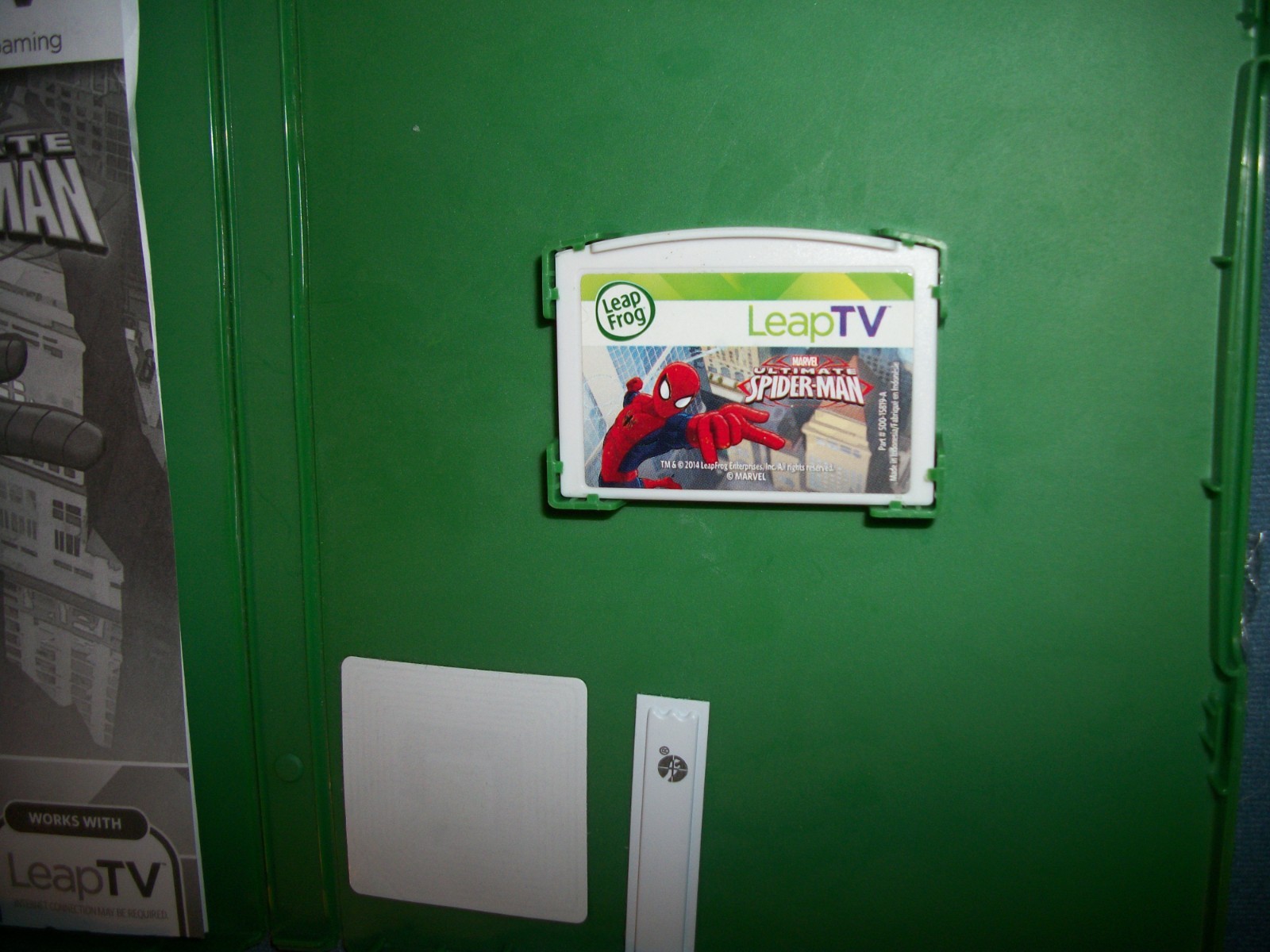 LeapFrog LeapTV Spider Man Video Game Marvel Ultimate Spiderman w/ manual