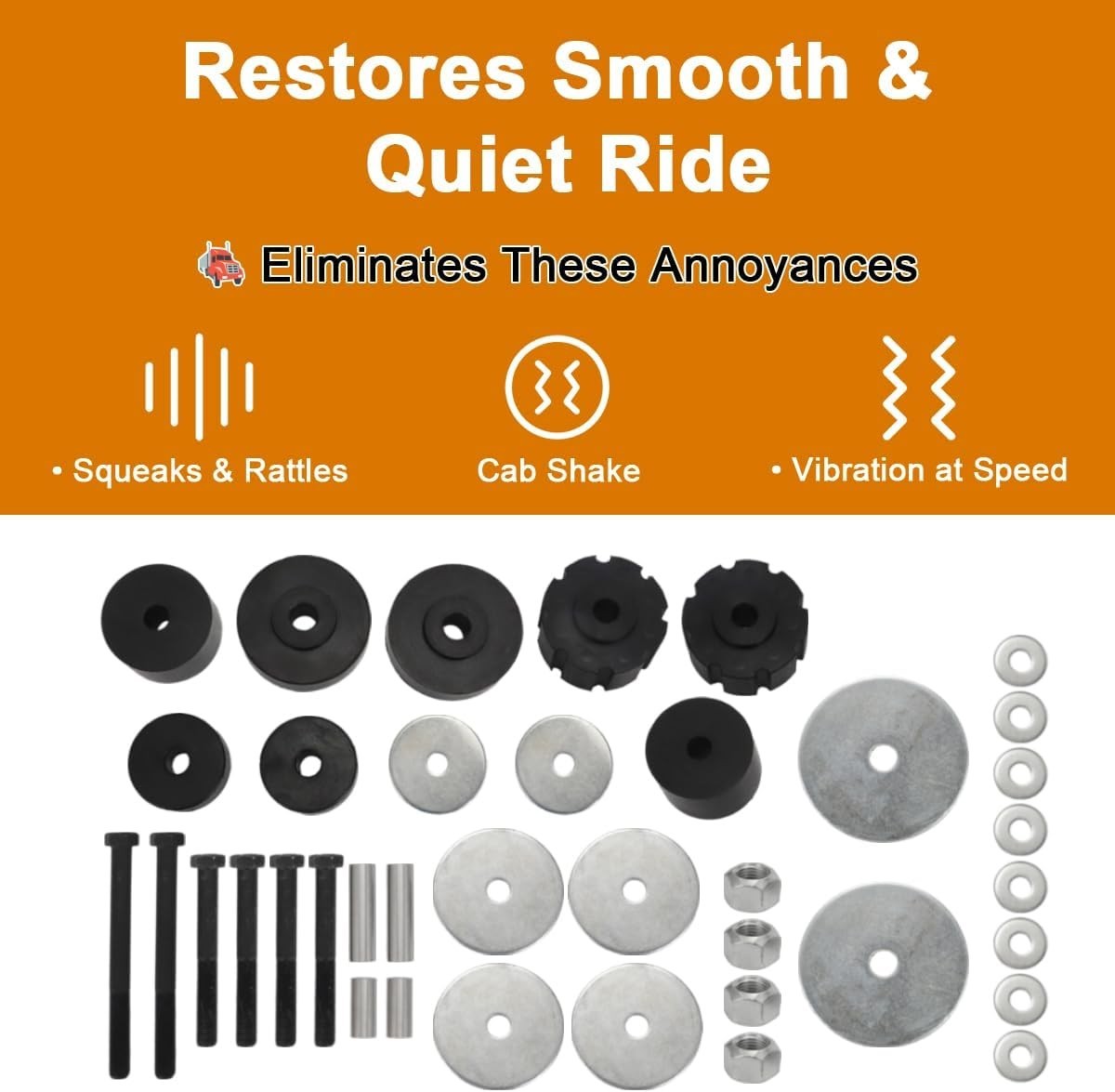 36 Pcs Cab Body Mount Kit for Ford F100 F250(1967-1972), Replacement for C7TZ-54
