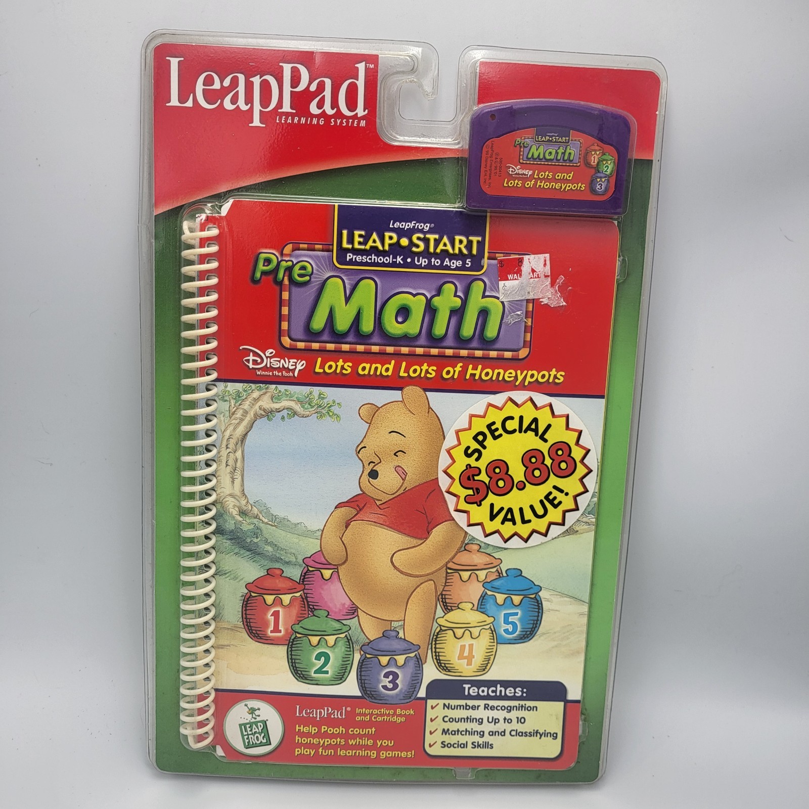 LeapFrog LeapPad Lot Of 4 Books, Bear In The Big Blue House, Scooby Doo, Pooh