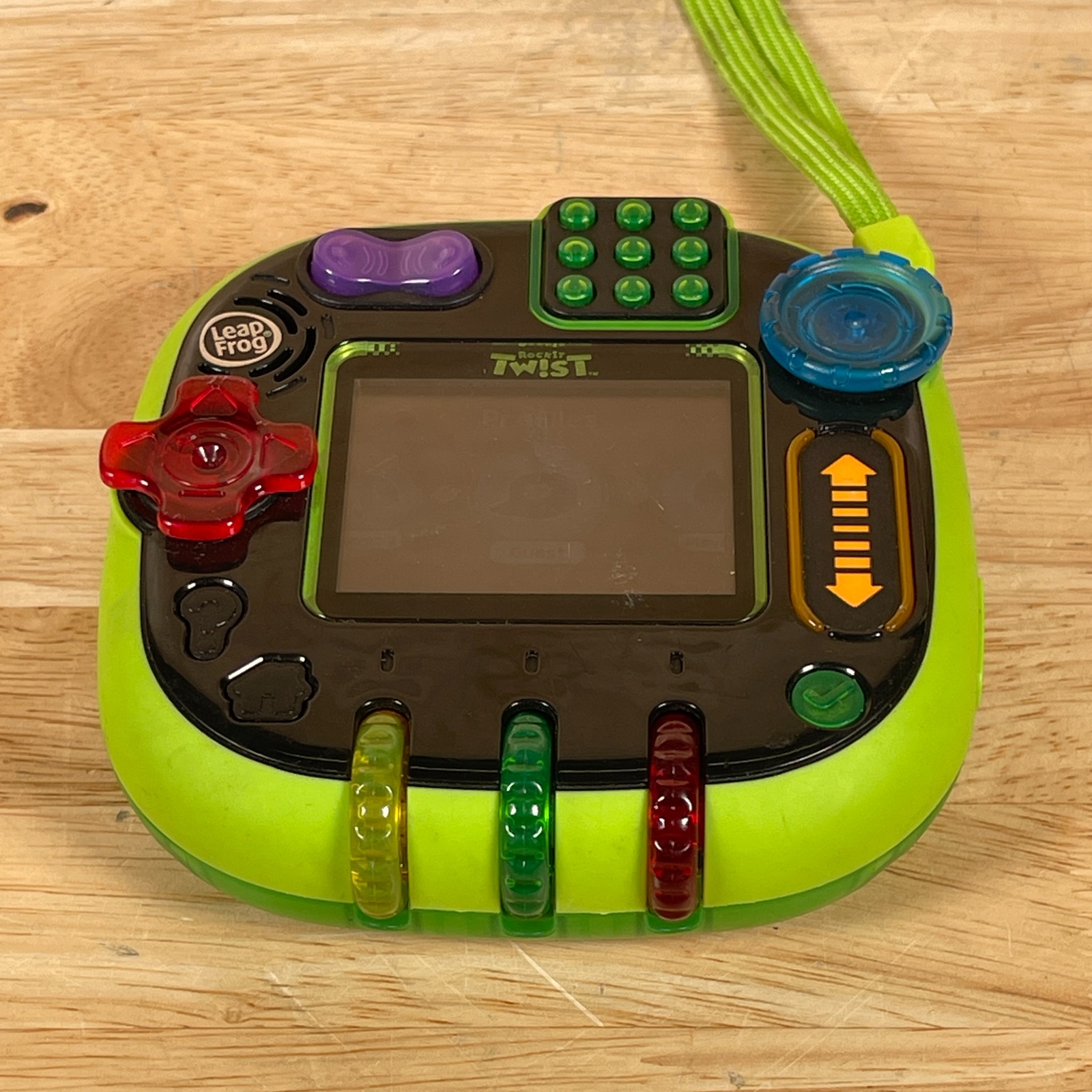 Leapfrog Rockit Twist Black/Green Button Control Handheld Learning Game System