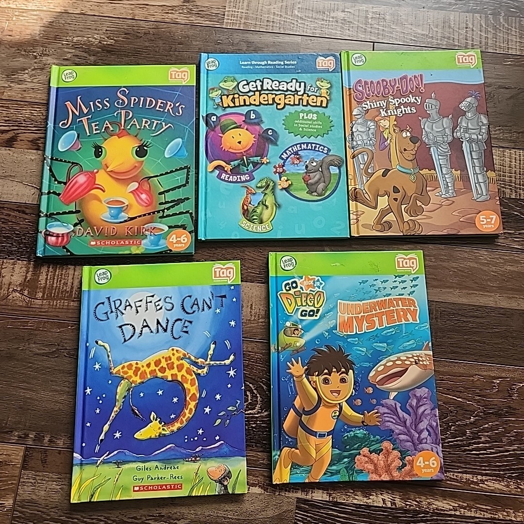 Lot of 15 Leap Frog Tag & Leap Reader Books – NO PEN – Hardcover & Paper Back