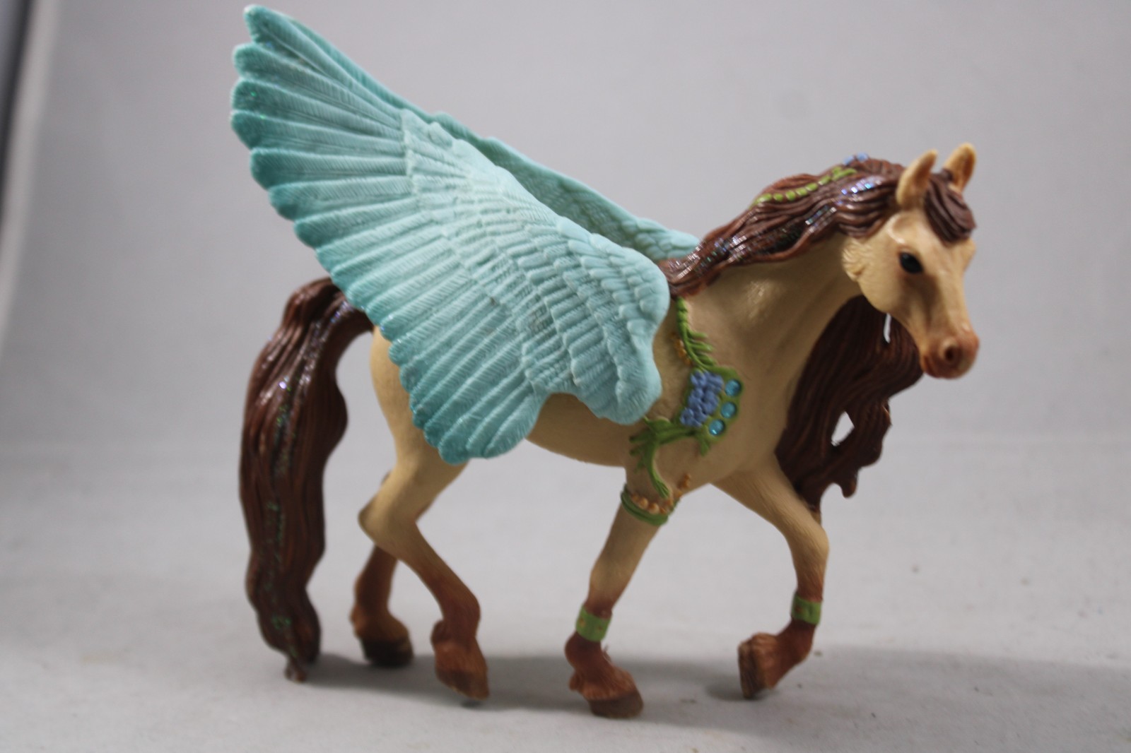 2017 Schleich Decorated Pegasus Stallion Bayala Fantasy Figure Unicorn Horse 6″