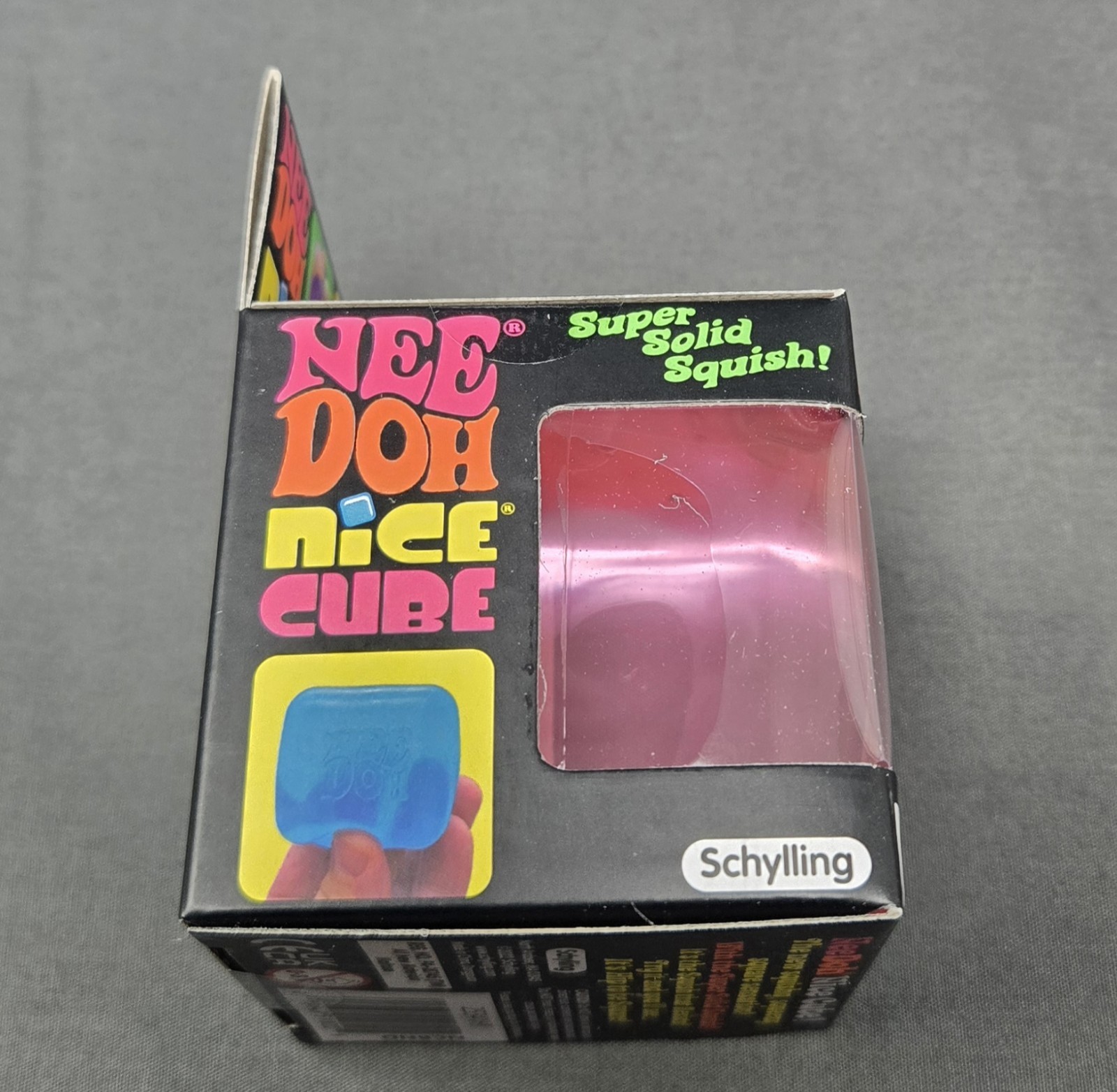 Nee Doh Nice Cube Super Solid Squish (Lot of 10) Blue Purple Pink – NEW