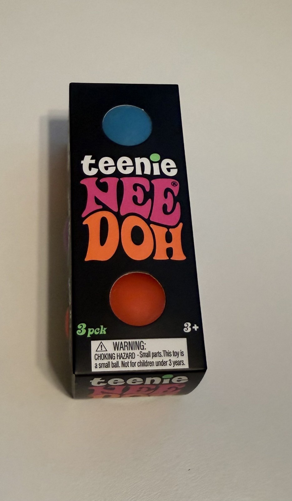 NeeDoh Teenie Groovy Glob Squeeze Toys 3 Pack, Brand New