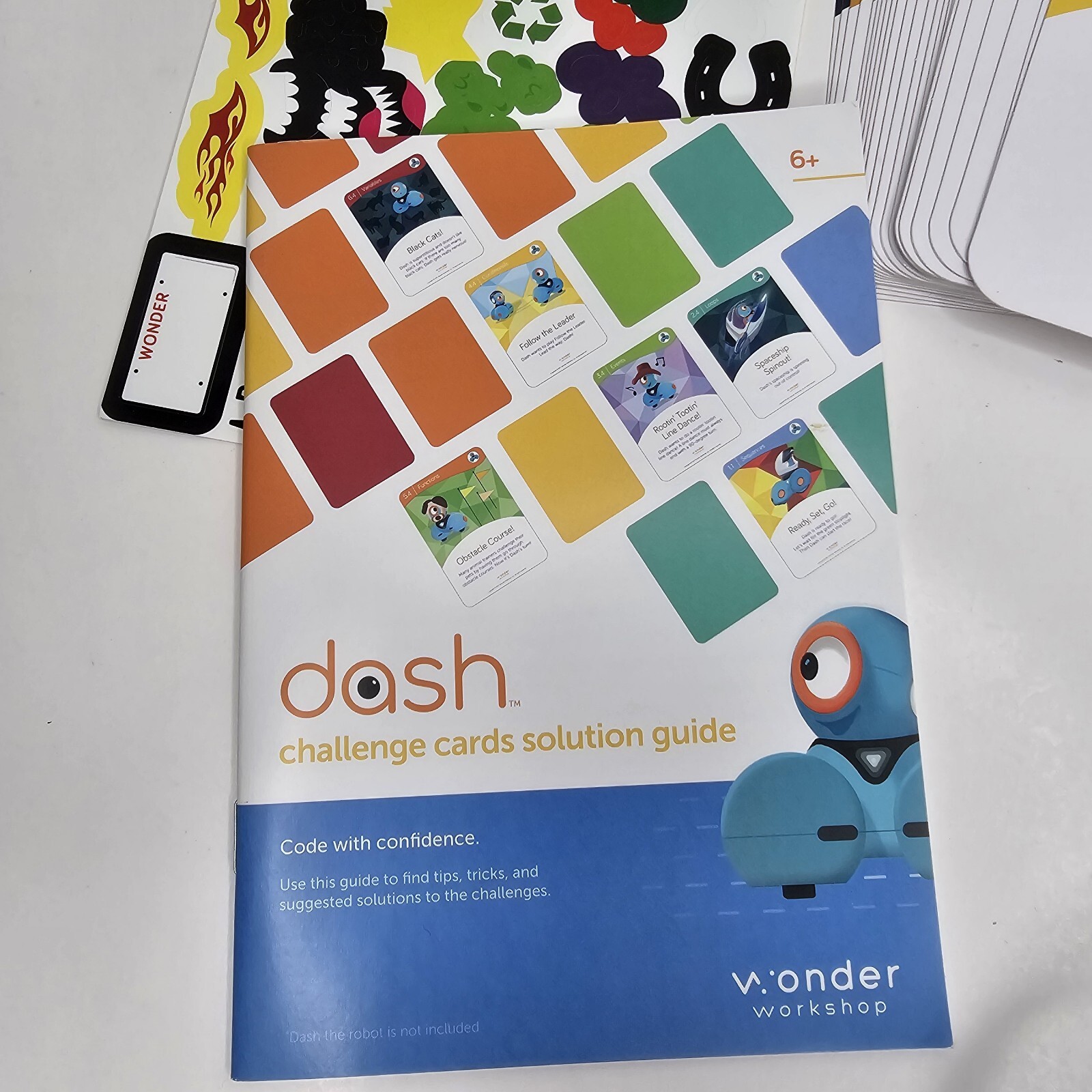 Wonder Workshop Dash Challenge Cards Set Robot Accessory