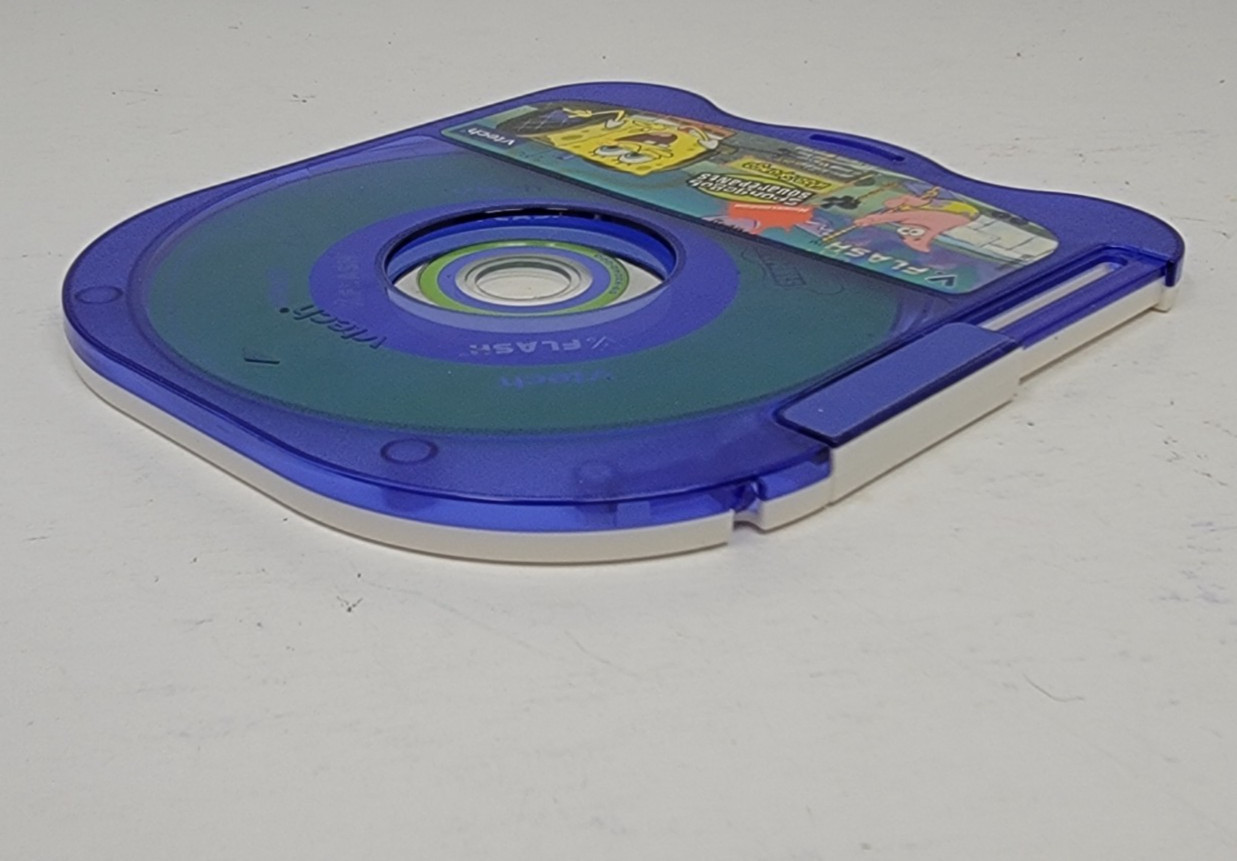 VTech V.Flash Lot of 2 Games Sponge Bob Squarepants & The Incredibles (Untested)