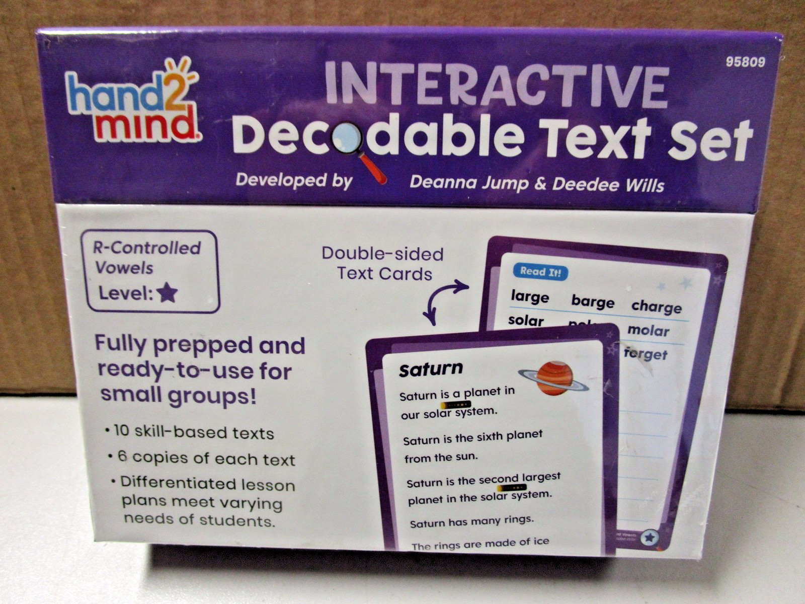 HAND 2 MIND INTERACTIVE DECODABLE TEXT SET R-CONTROLLED VOWELS LEVEL #95809