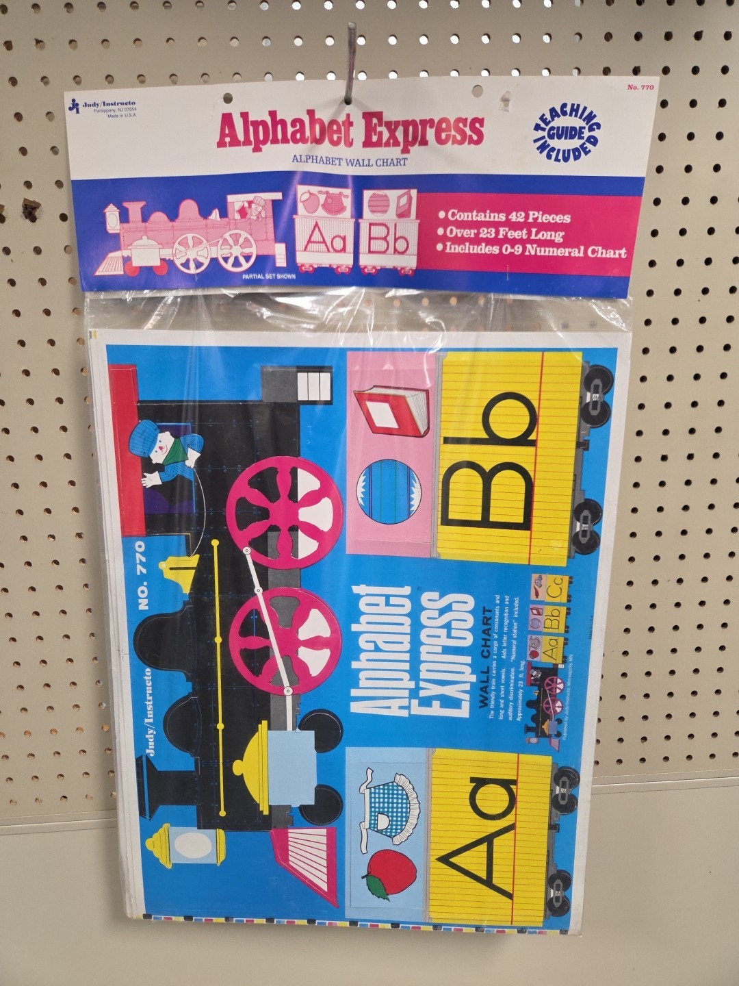 Vintage Alphabet Express Wall Chart By Judy/Instructo