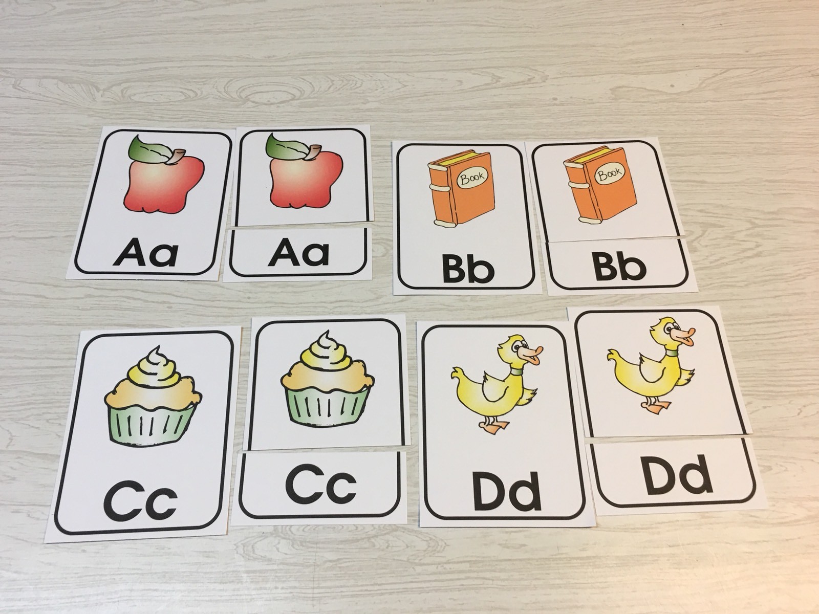 Montessori – Beginning Sound – Cards for Learning Center – Three Part Card set
