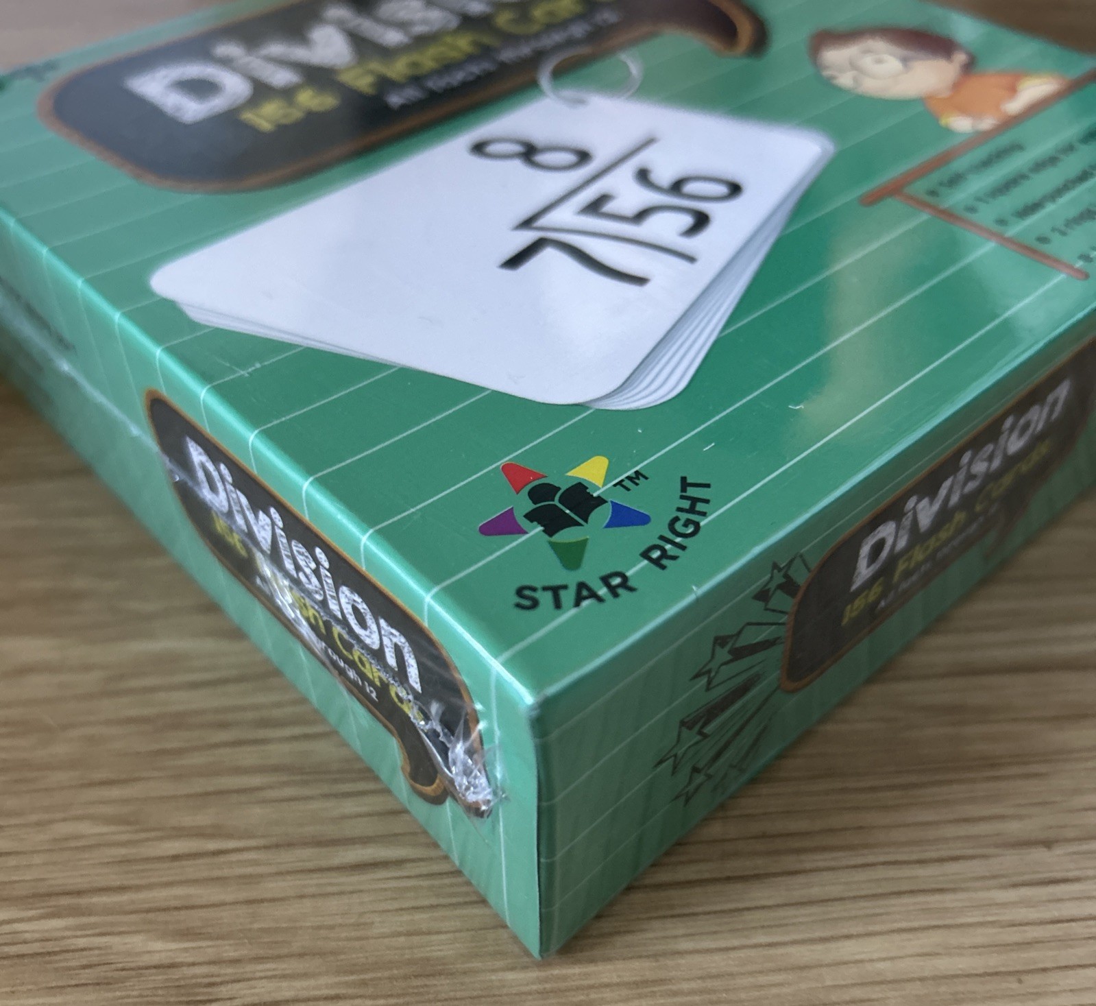**NEW SEALED** Star Right DIVISION 156 Flash Cards All Facts Through 12, Age 9+