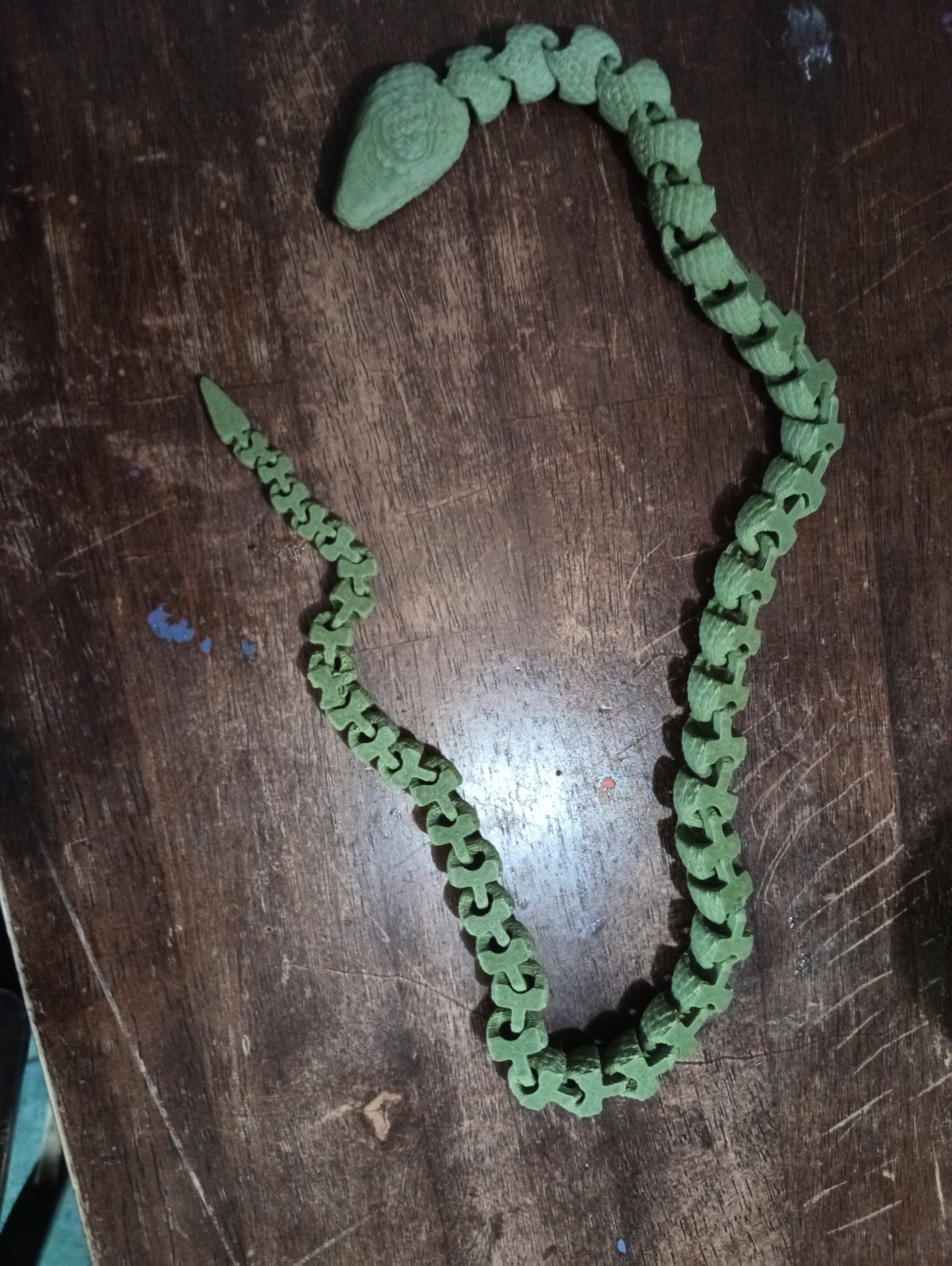 Green Articulated Snake Animal Educational Toy for Kids Ages 4-7 & 8-11 Years