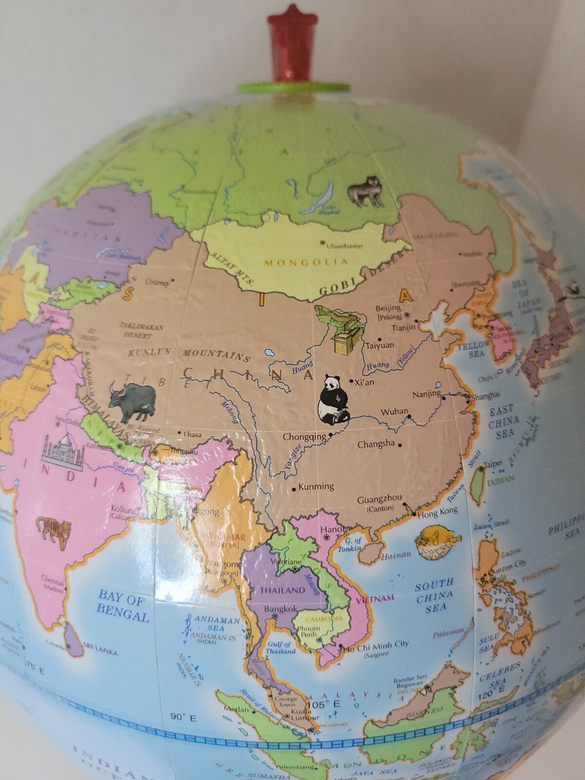 Geosafari Talking Interactive Globe – Tested~ Works