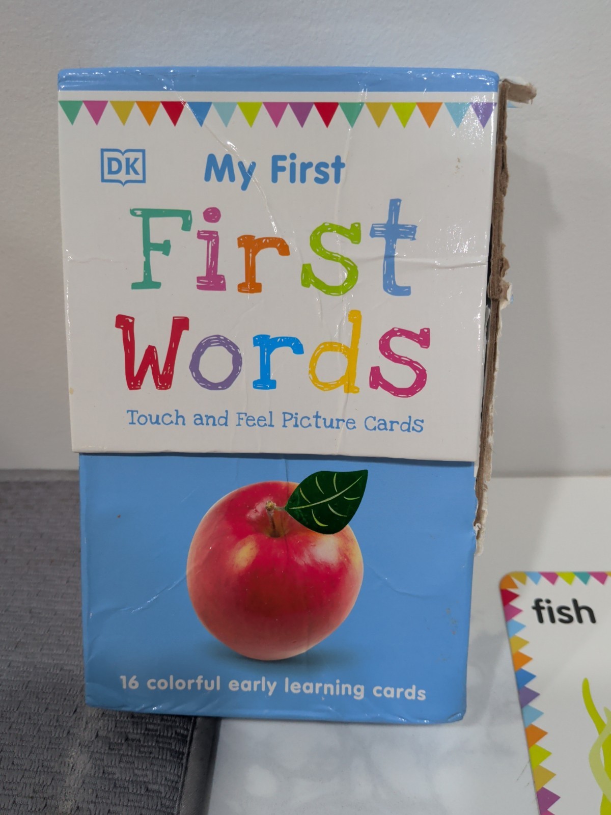 My First Touch and Feel Language Picture Cards First Words READ AS IS