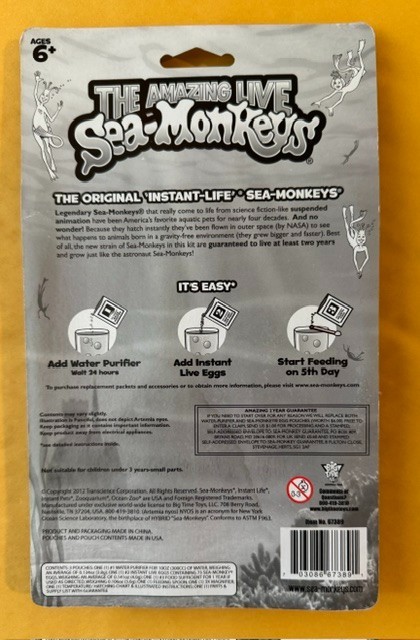 RARE 2016 The Amazing Live Sea-Monkeys Instant Life 2012 NEW SEALED Ship FREE US