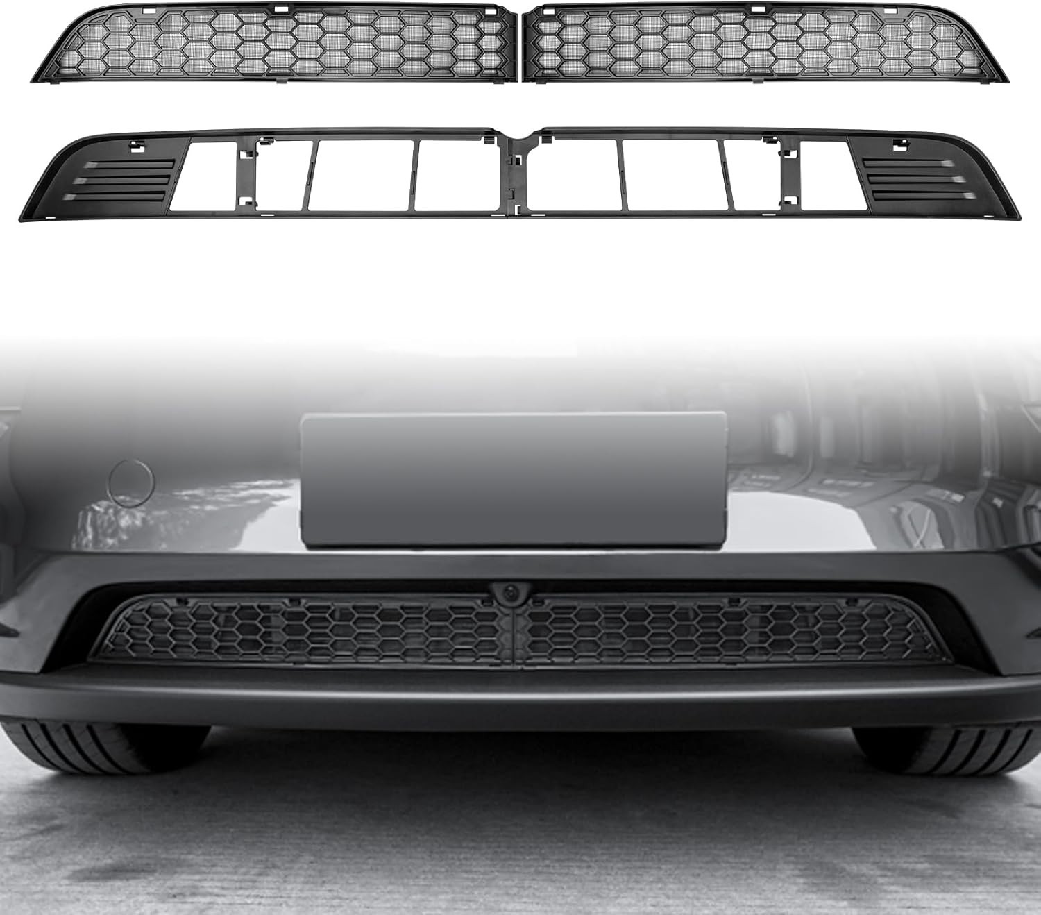Grille Mesh Inserts for 2026 Tesla New Model Y Premium Front Air Inlet Vent Gril