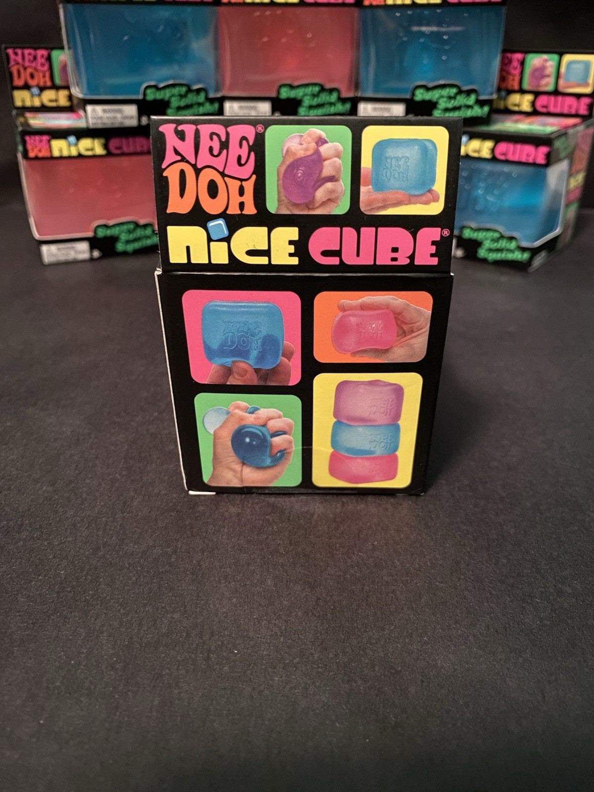 Schylling Nee Doh Nice Cube – Super Solid Squish! (Pink) – Brand New Sealed