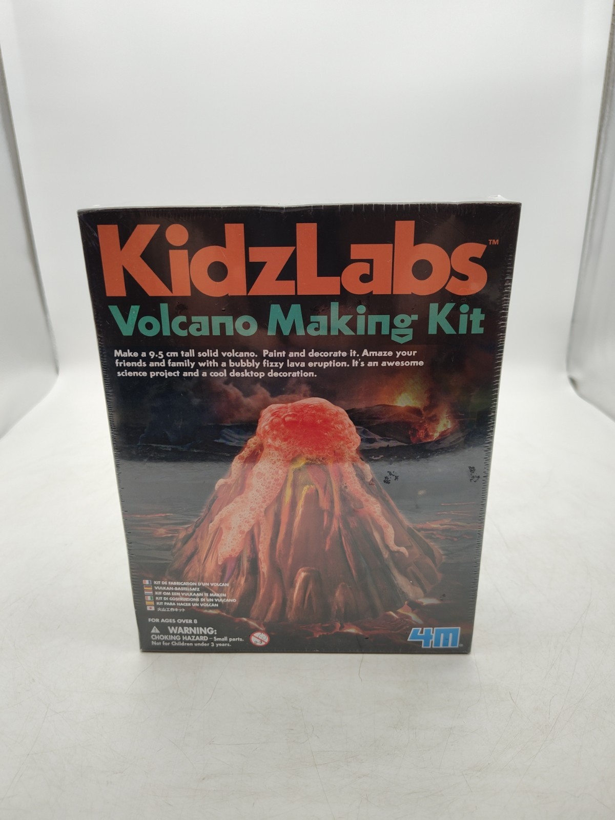 KidzLabs-Volcano Making Kit-Science Project-Great Gift-Brand New Sealed-Ages 8+