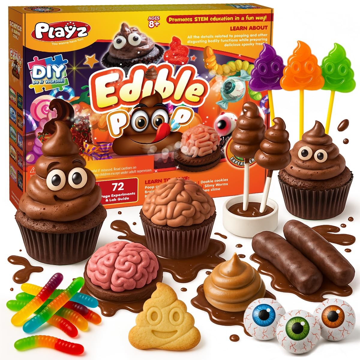 Edible Poo Chocolate & Candy Making Science Kit for Kids Ages 8-12 Years Old …