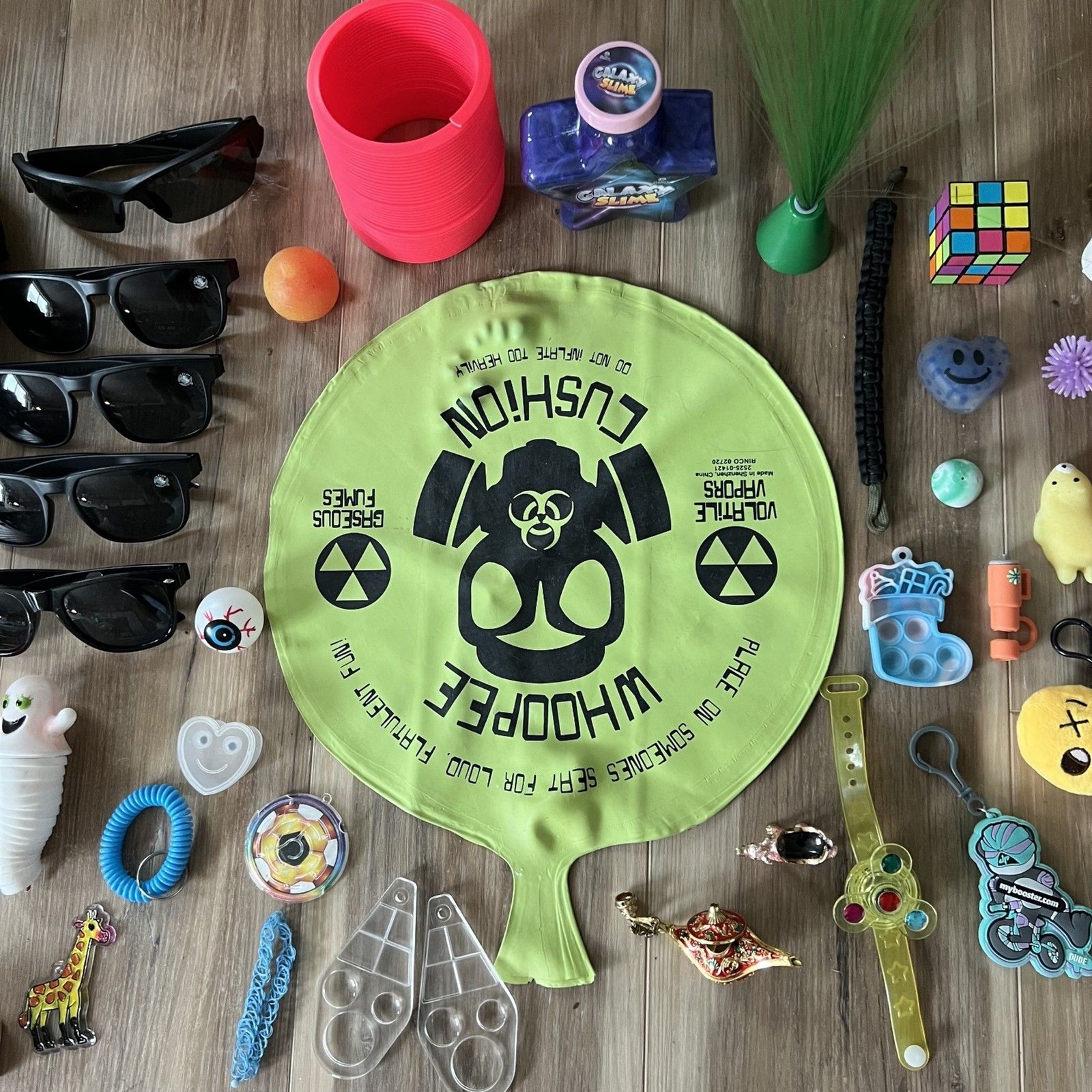 57 Pc LG Halloween Fidget Bundle Lot Spinners Fidgets Toys Balls Whoopie Cushion