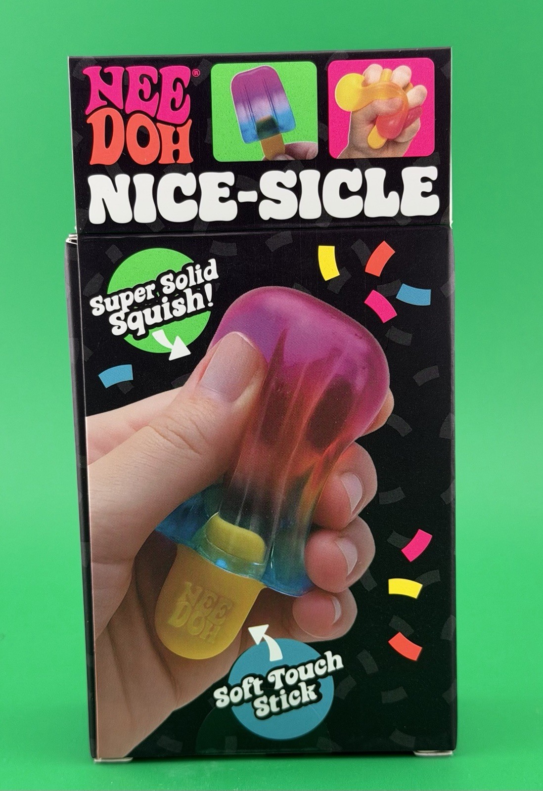 Authentic Schylling NeeDoh Nice-Sicle Rainbow Popsicle