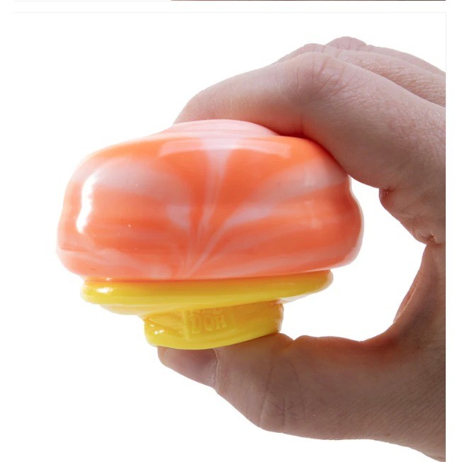 ORANGE-Viral Squishy Squish Needoh Nice Cream Cone – 100% REAL