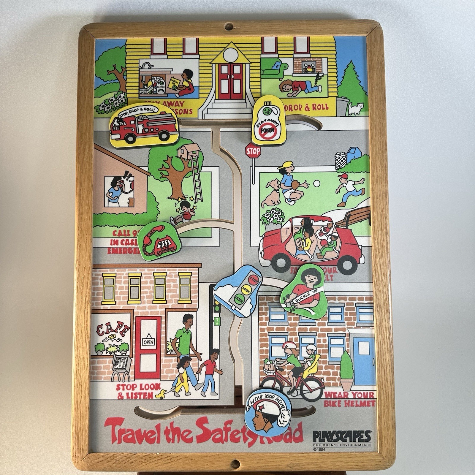 EUC Safety Road Wall Mounted Toy By Playscapes Children’s Environments