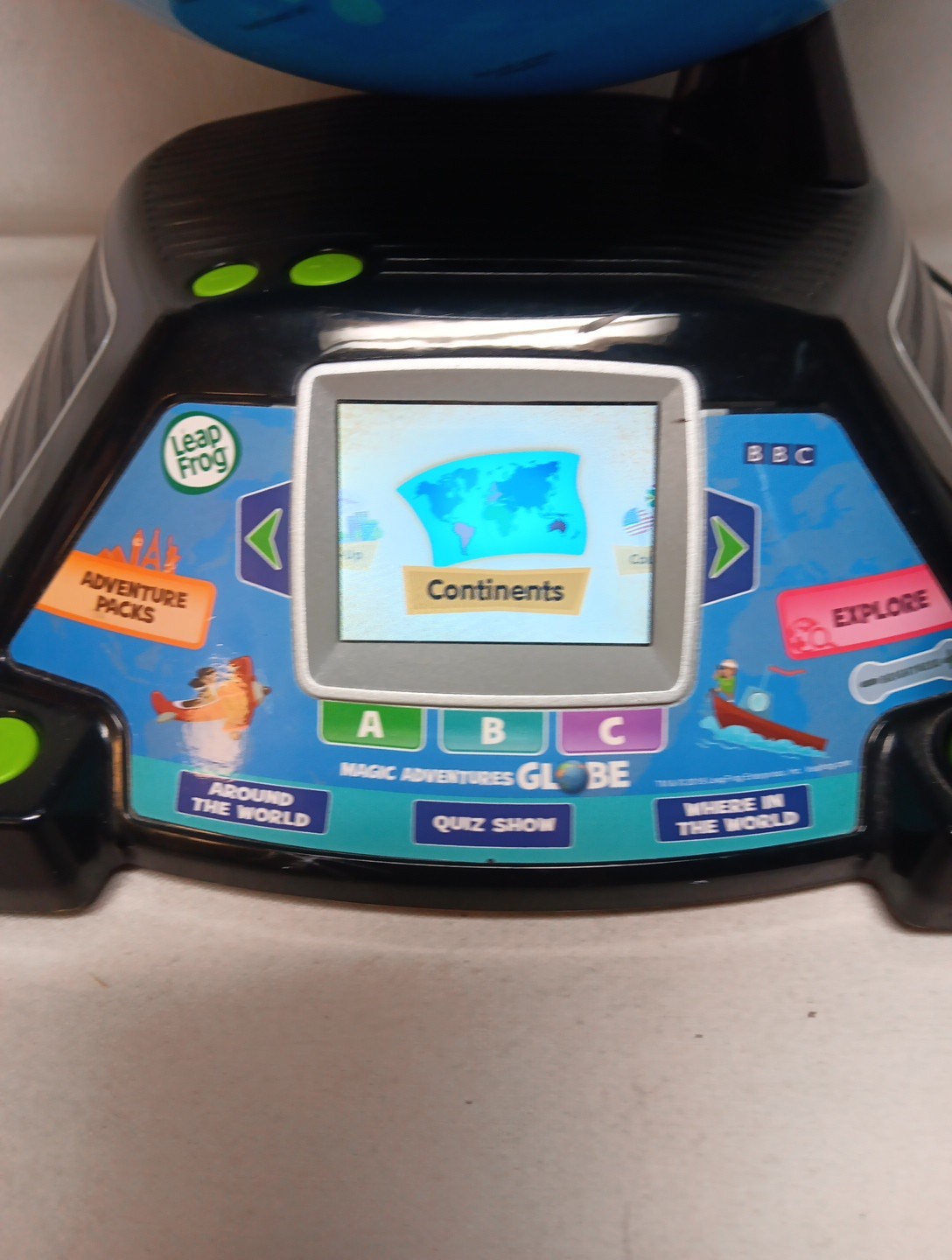 LeapFrog Magic Adventures Globe 2.8″ Video Screen BBC Videos Interactive Games