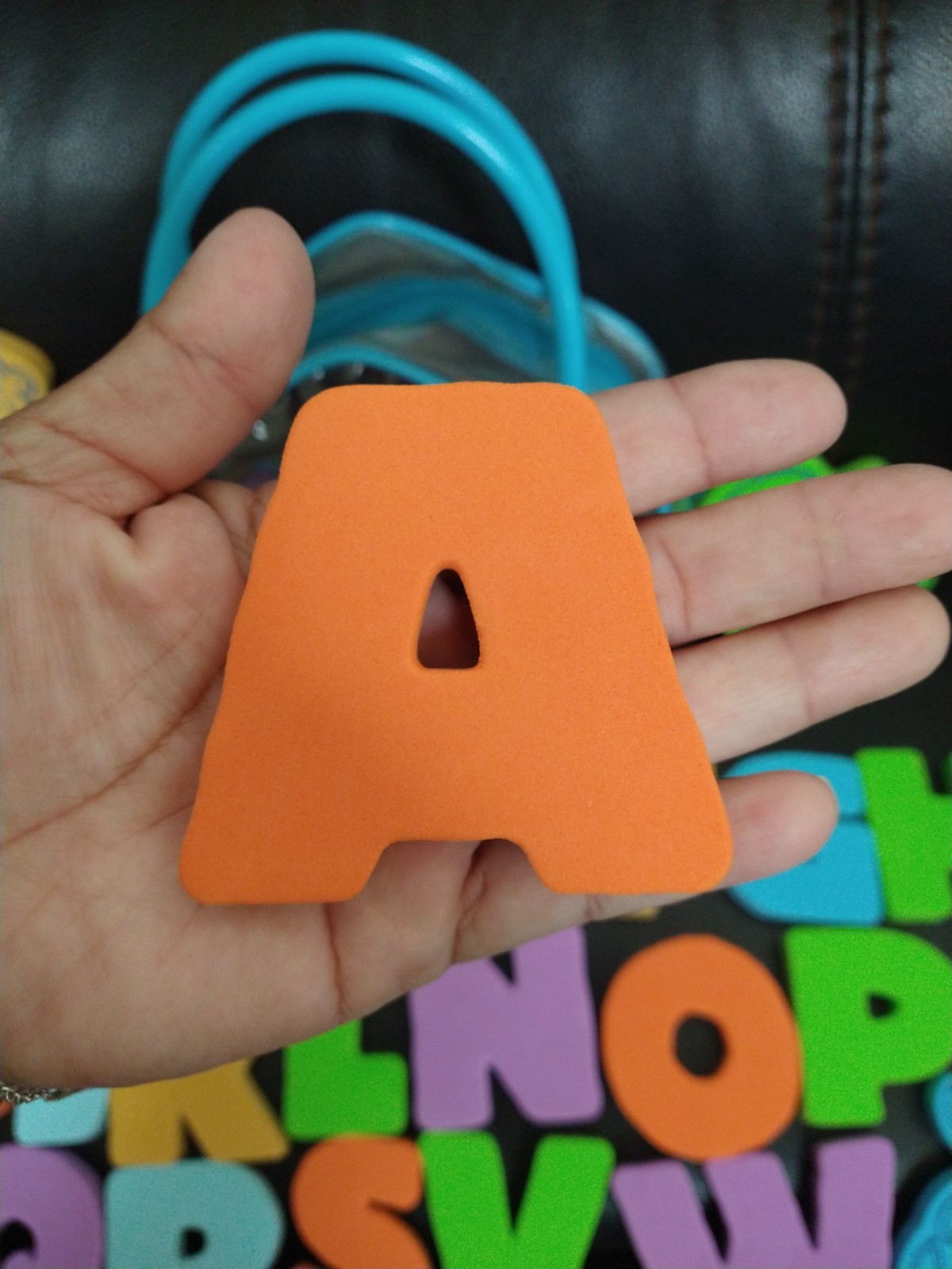 Vintage Bear In The Big Blue House Foam Alphabet