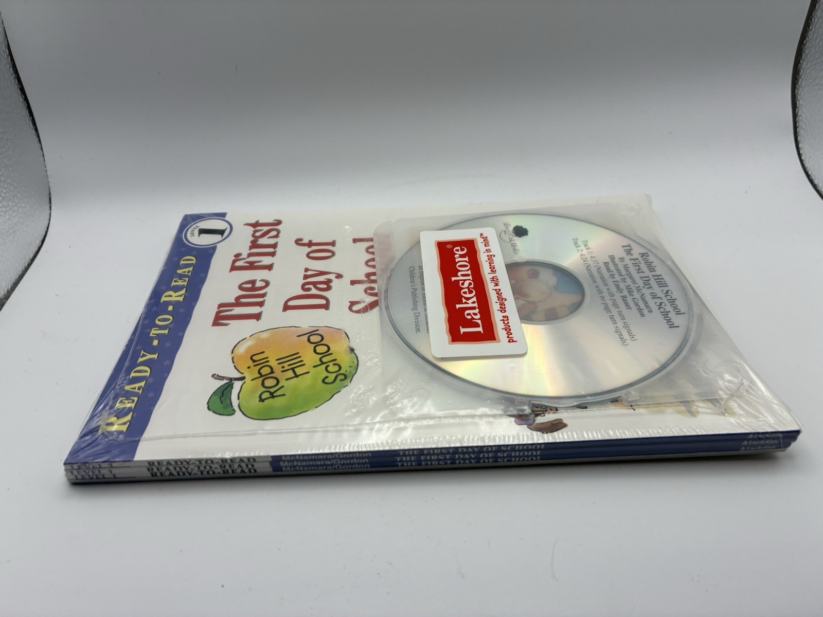 Lakeshore, Ready To Read Level 1 The First Day of School Mcnamara Books & CD NEW