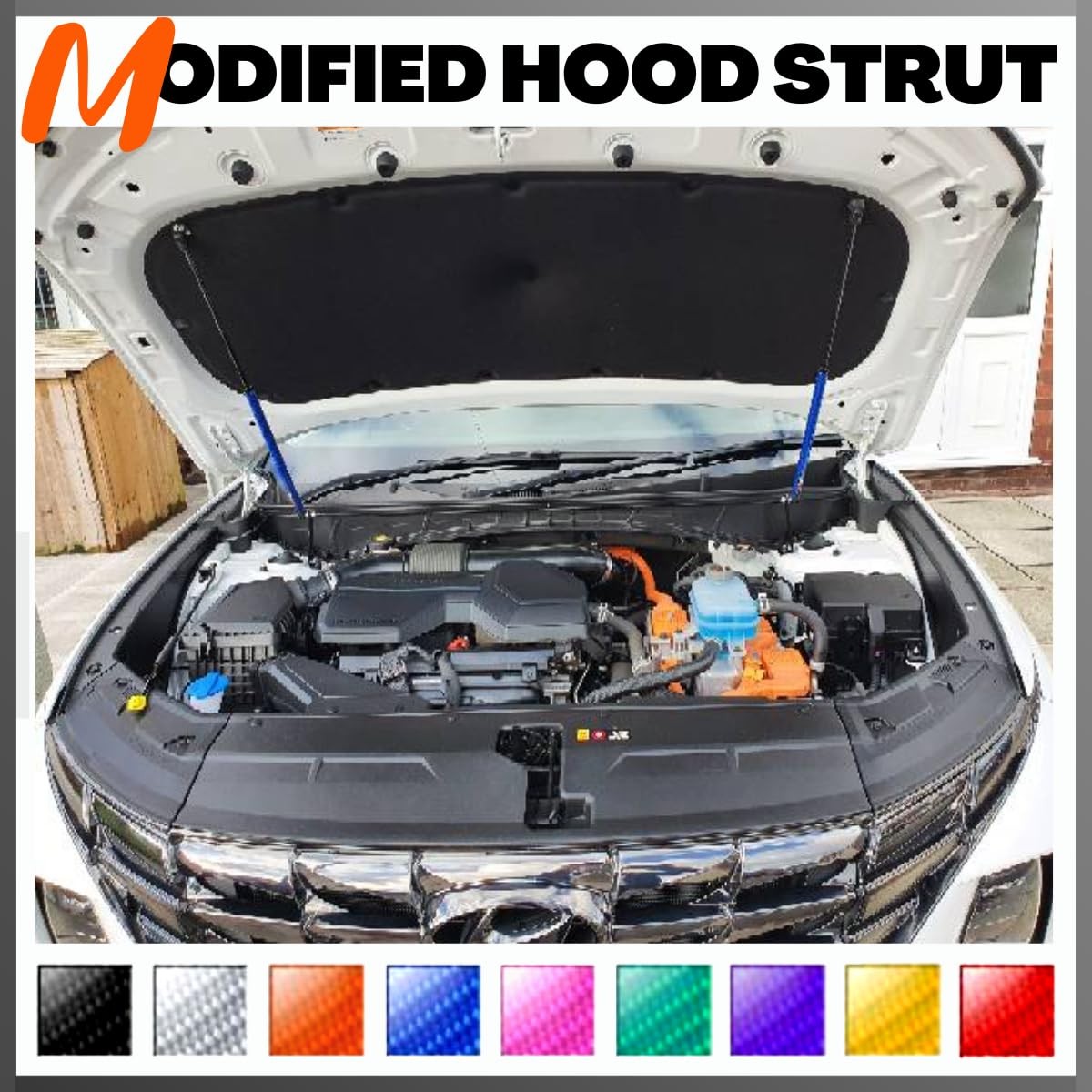 Hood Struts Lift Support 2022-2025 Hyundai Santa Cruz Front Shock Gas Charged