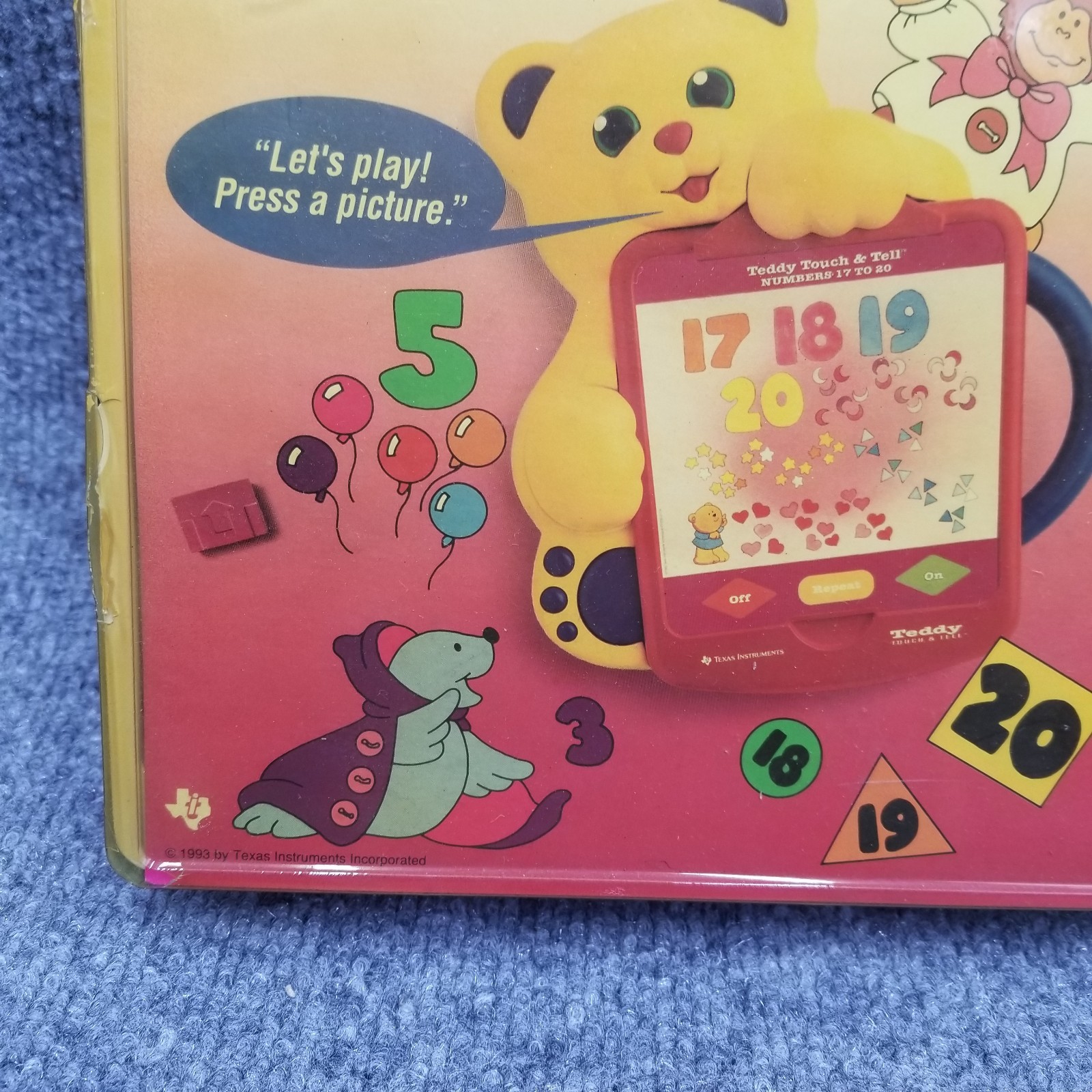 Teddy Touch & Tell Teddy’s Number Friends Expansion Pack Texas Instruments