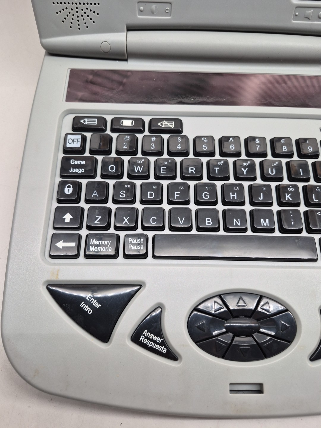 Vintage Bilingual Educational Laptop 62 Activities Learning English Spanish