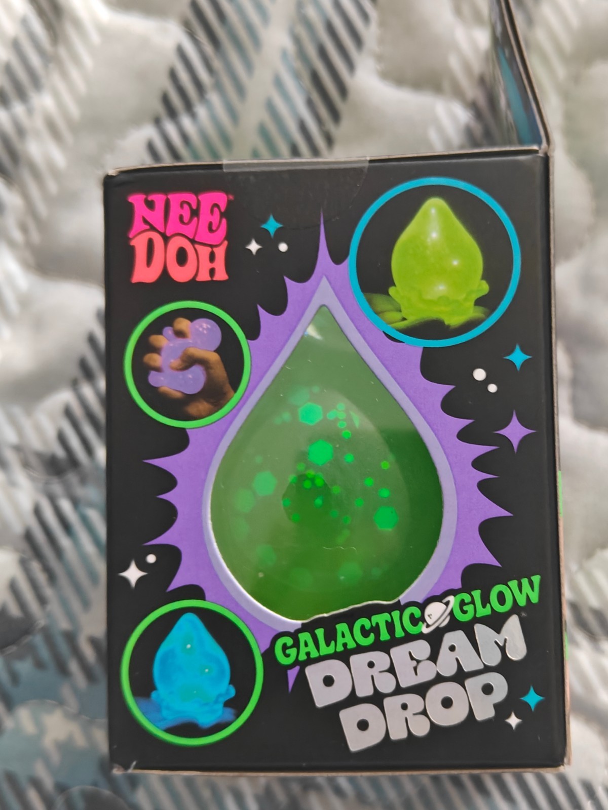 NeeDoh Galactic Glow Dream Drop Green – NIB – Authentic