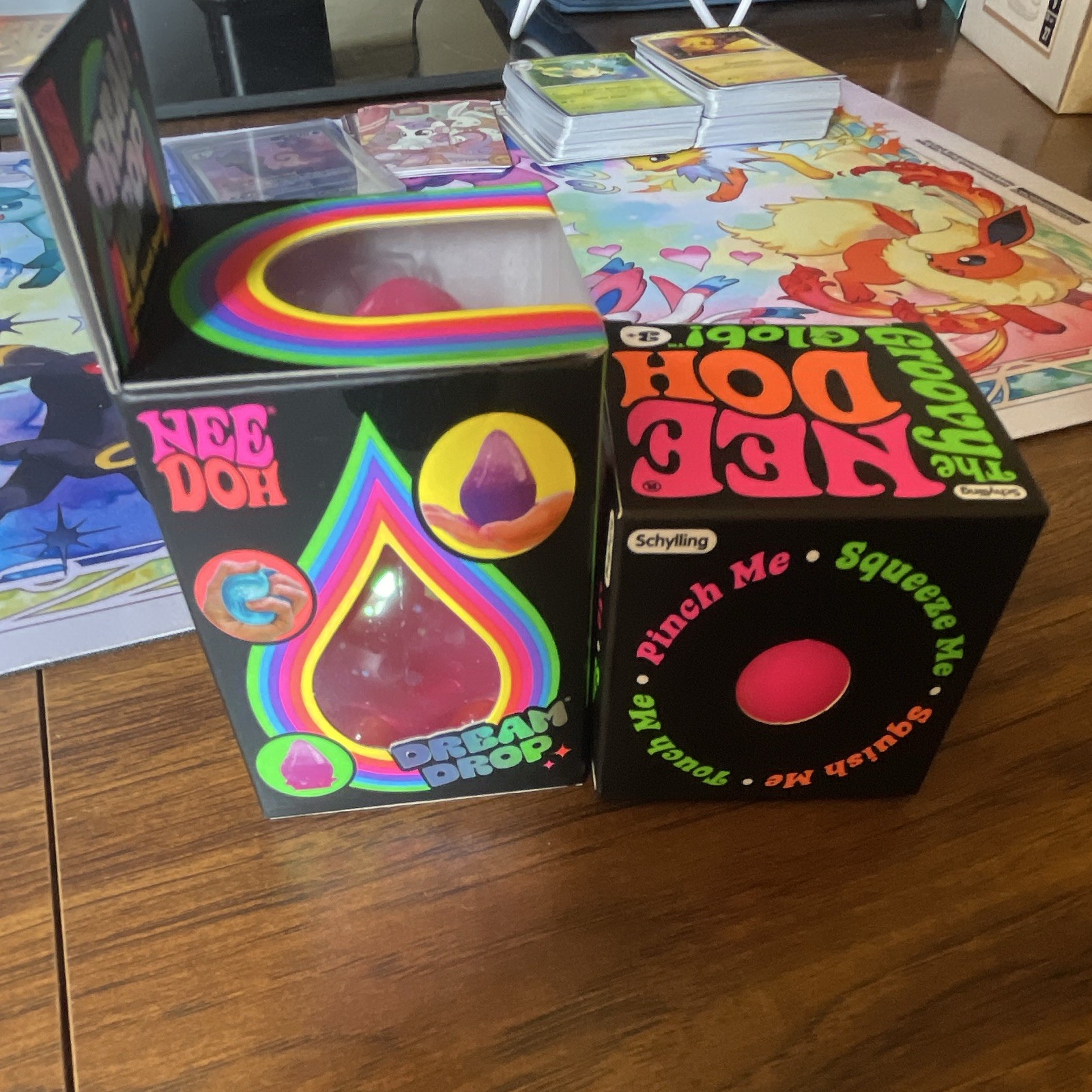Schylling NeeDoh Dream Drop & Groovy Glob bundle PINK AUTHENTIC